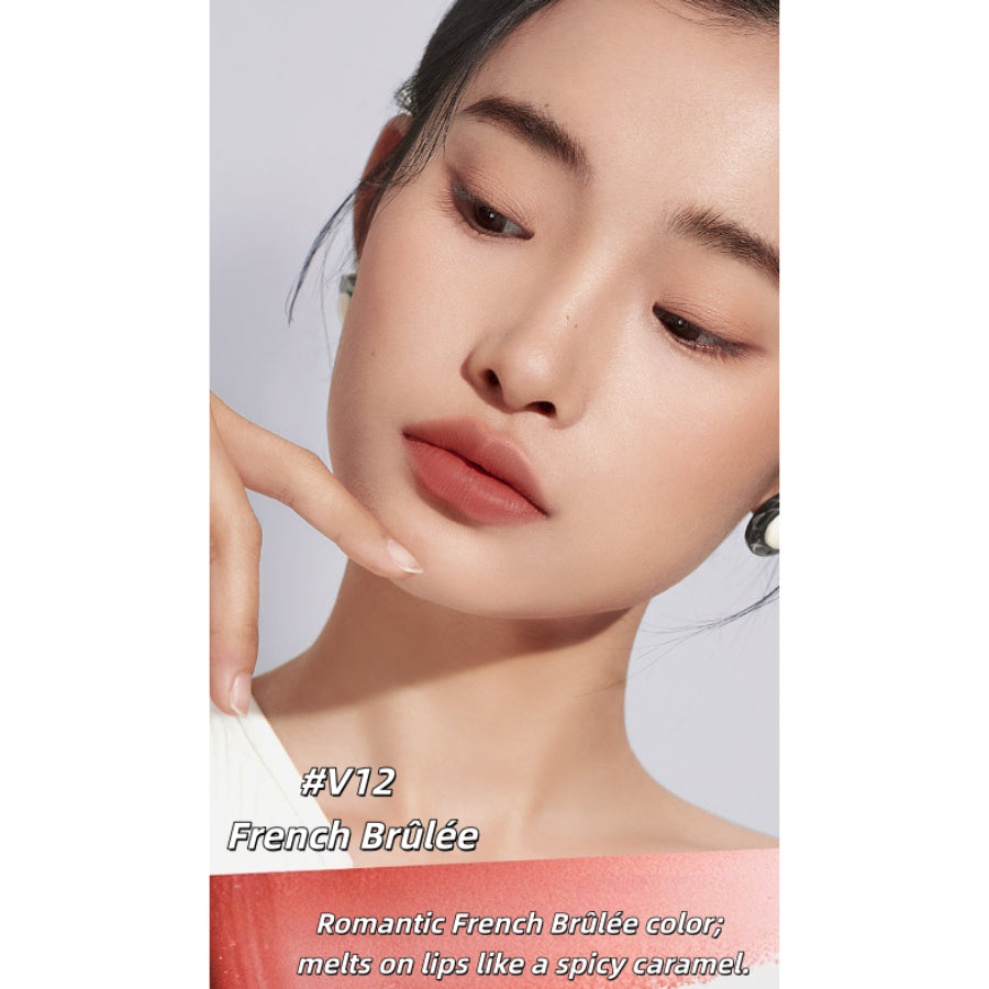 MOOEKISS Velvet Matte Lip Mud V12 French Brulee
