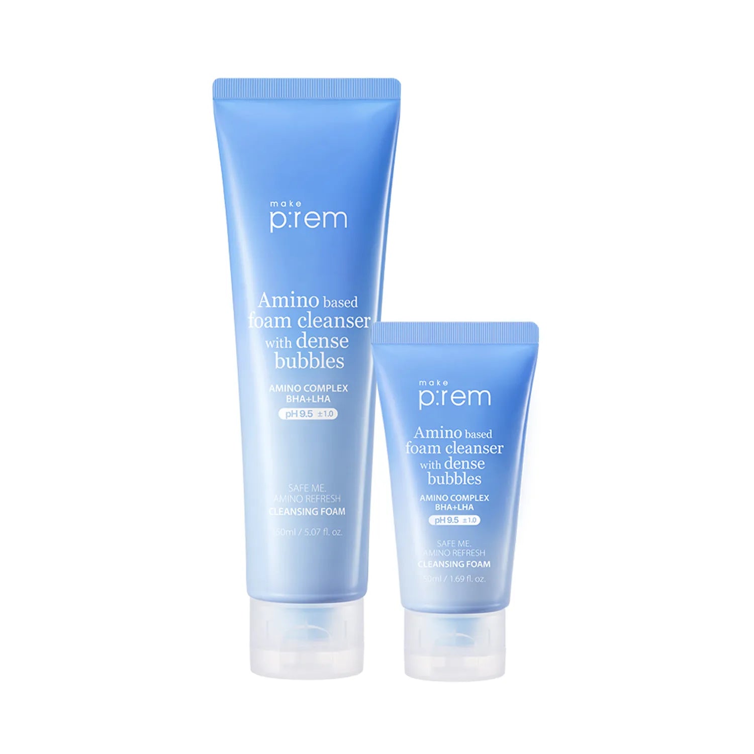 makeprem Safe Me Amino Refresh Cleansing Foam 150ml Set (+50ml)