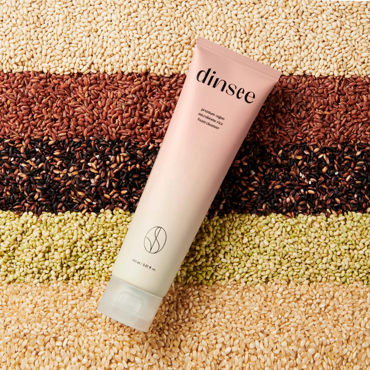 Dinsee Premium Vegan Microbiome Rice Foam Cleanser 150ml