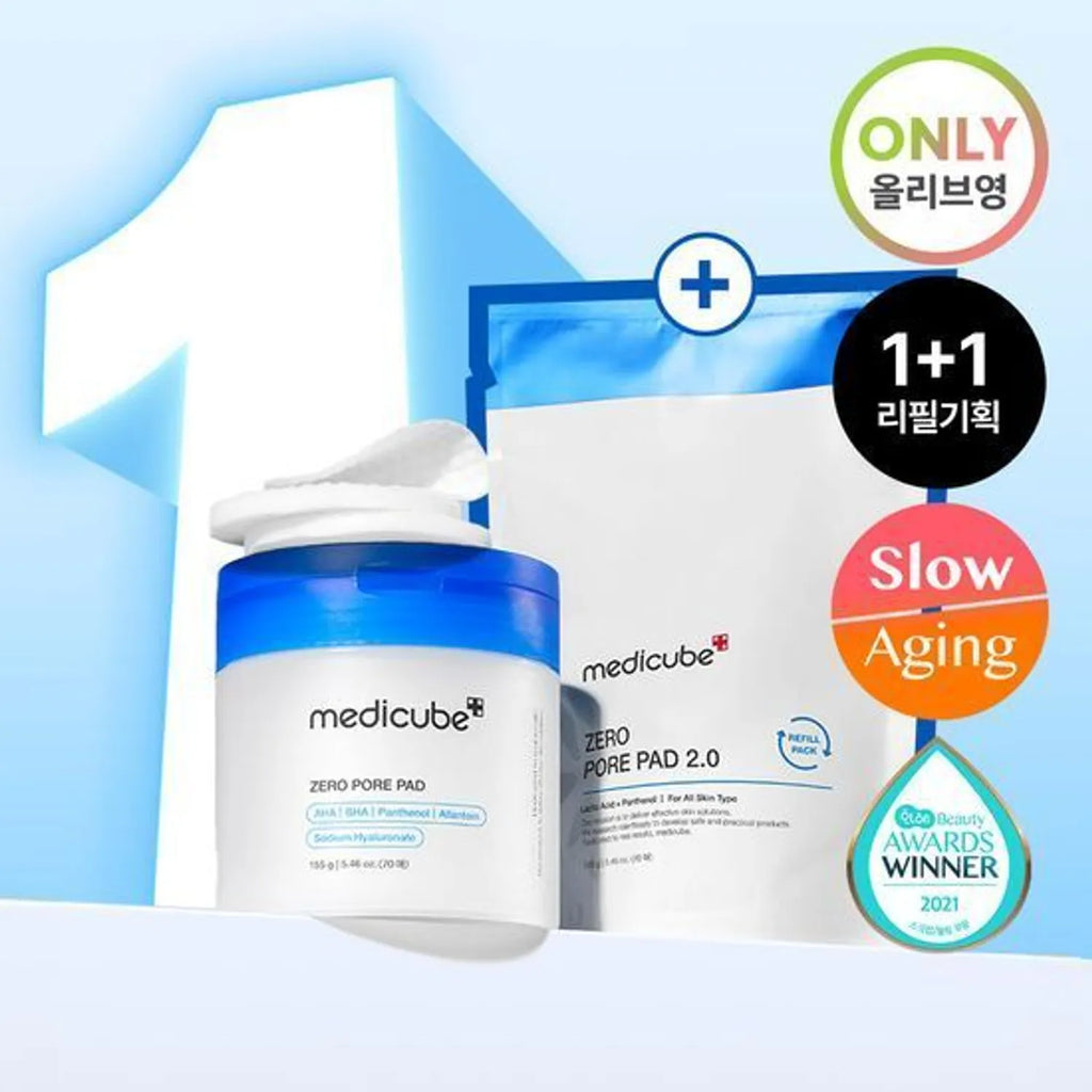 medicube Zero Pore Pad 2.0 70P limited Set (+70P Refill +10P)
