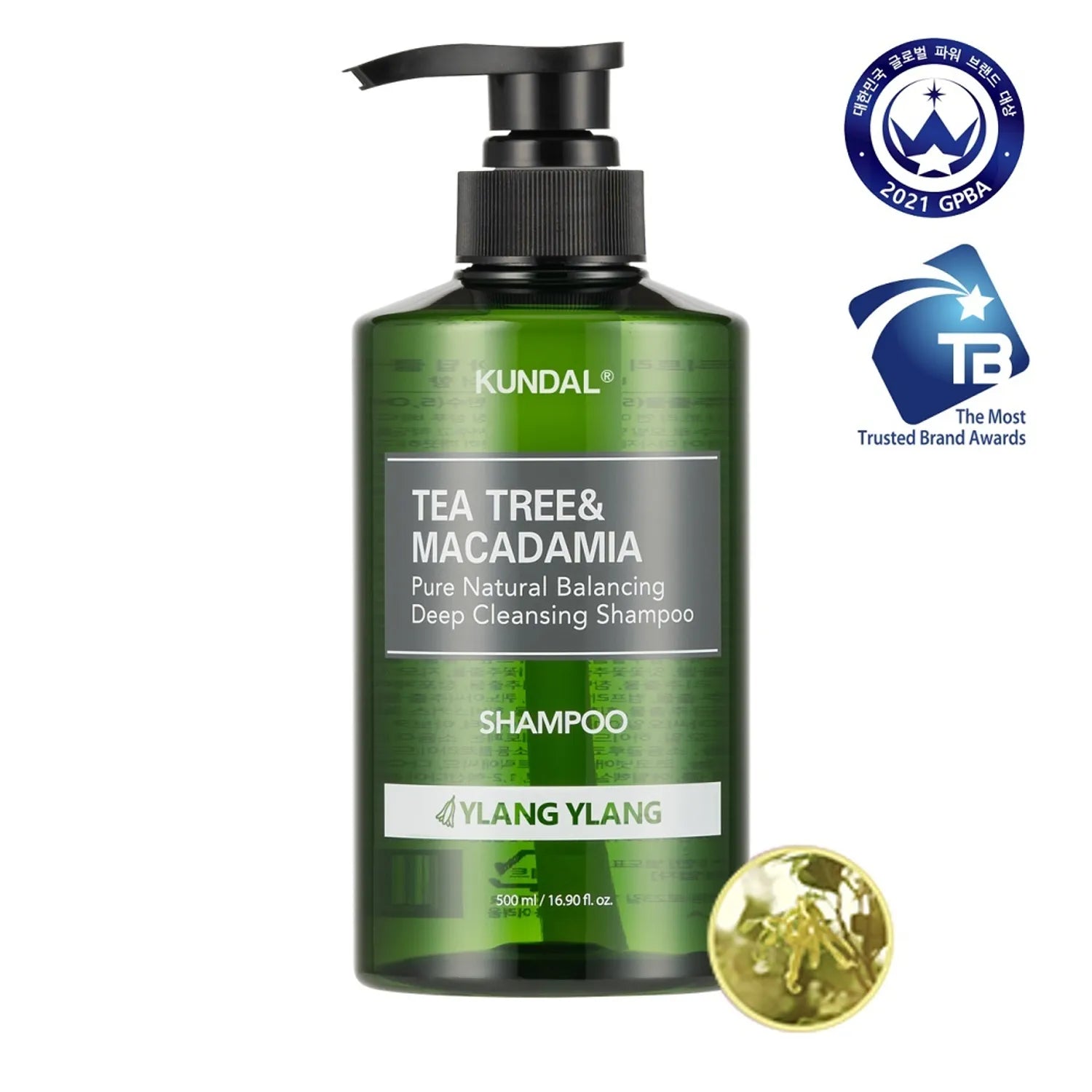 KUNDAL Tea Tree & Macadamia Deep Cleansing Shampoo For Oily Scalp 500ml (4 Options)