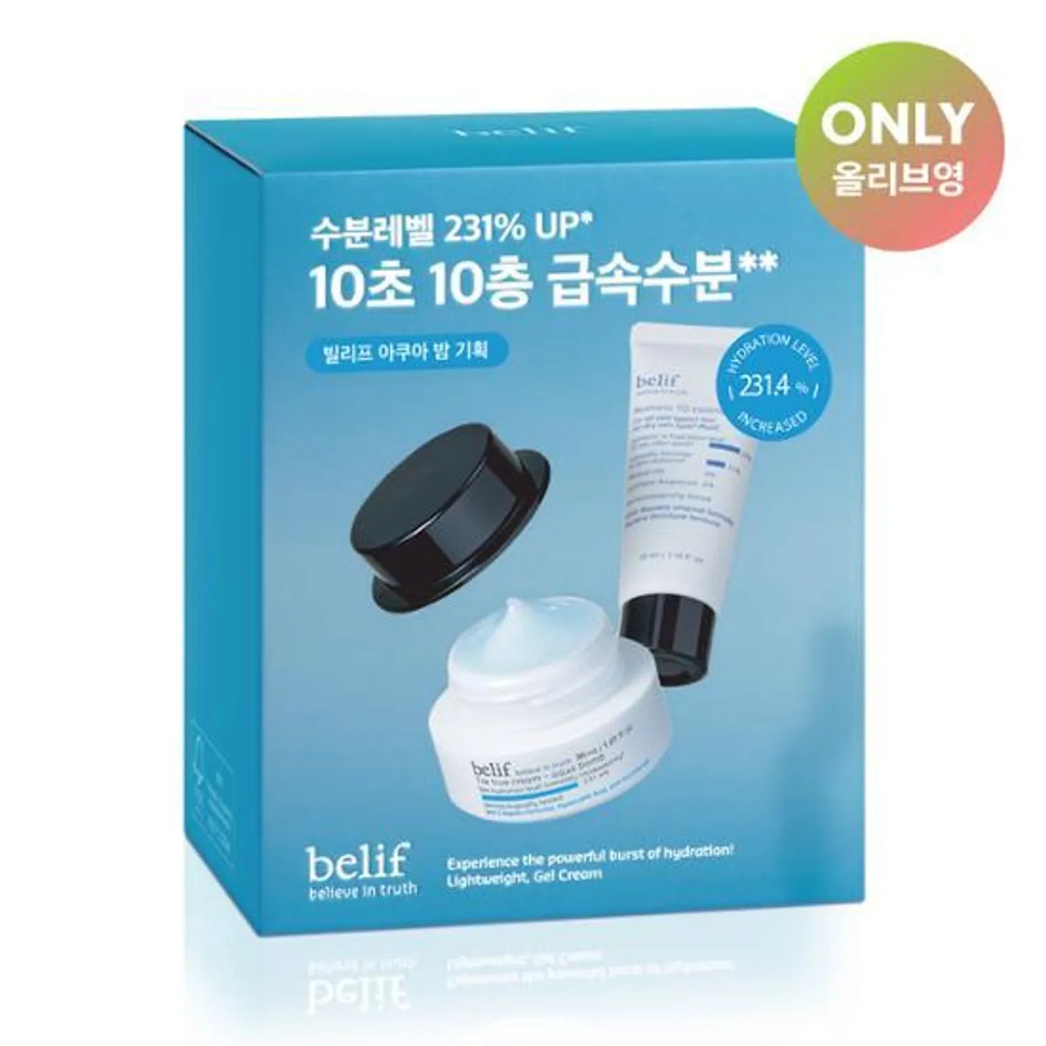 belif The True Cream Aqua Bomb 30mL Special Set