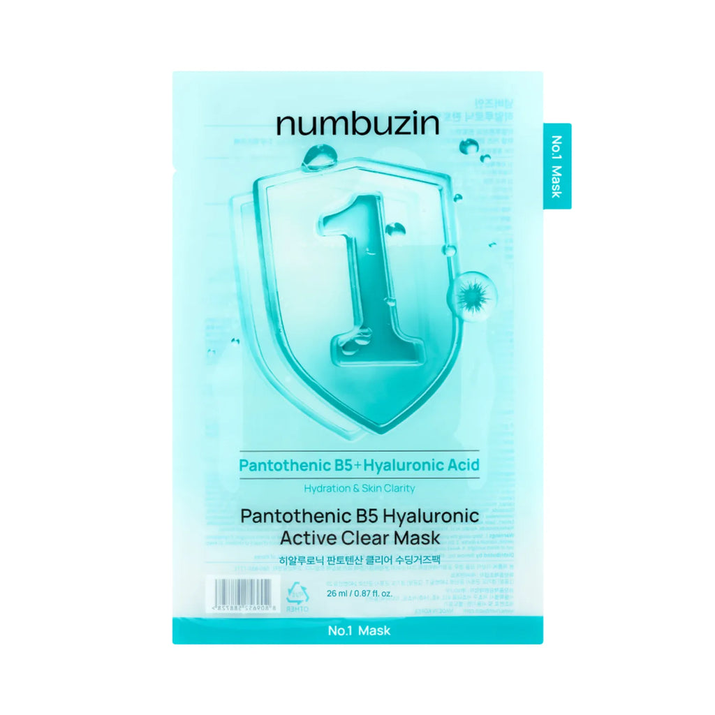 numbuzin No.1 Pantothenic B5 Hyaluronic Active Clear Mask 5ea Set (+2ea)