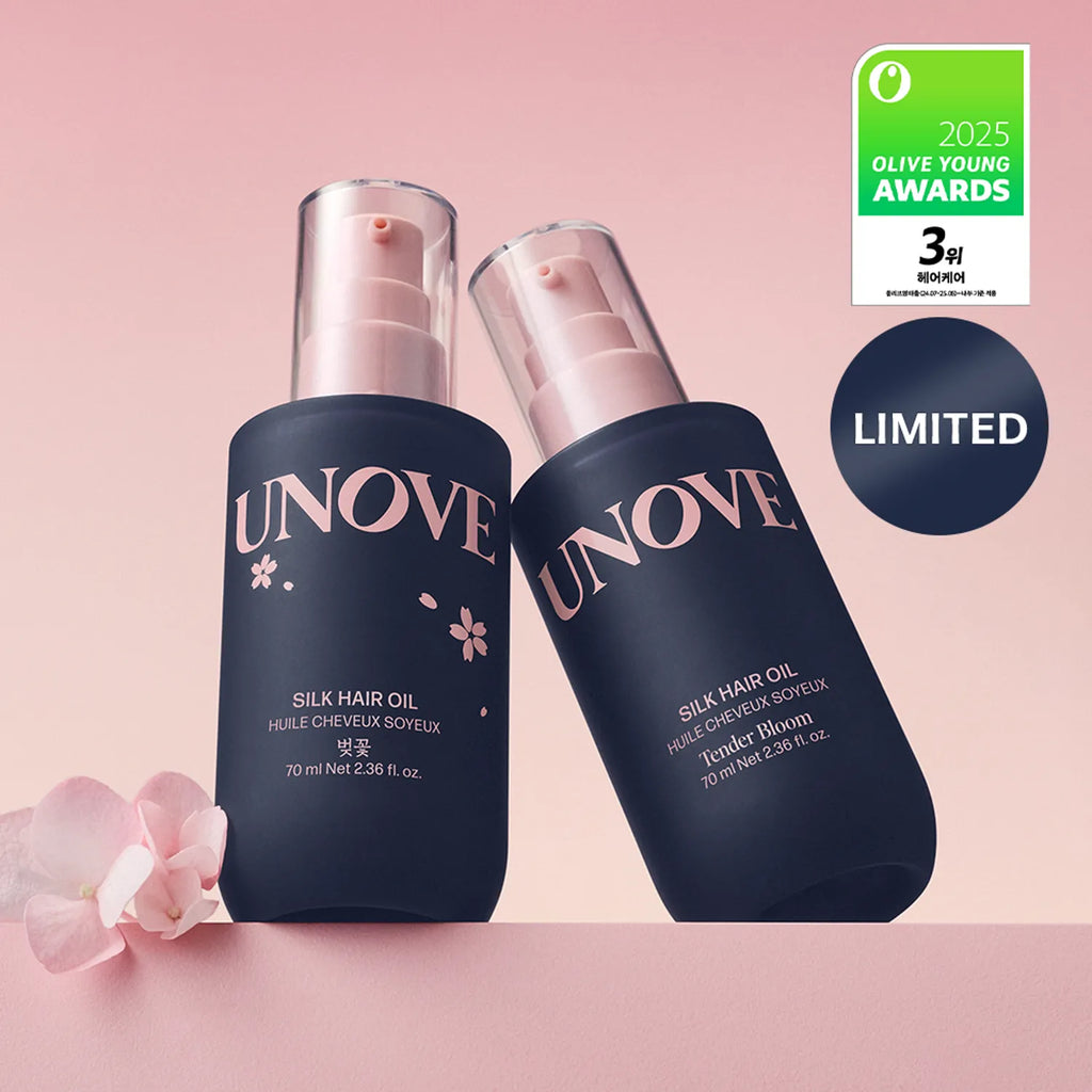 UNOVE Silk Oil Essence 70ml Double Pack (2 Options)