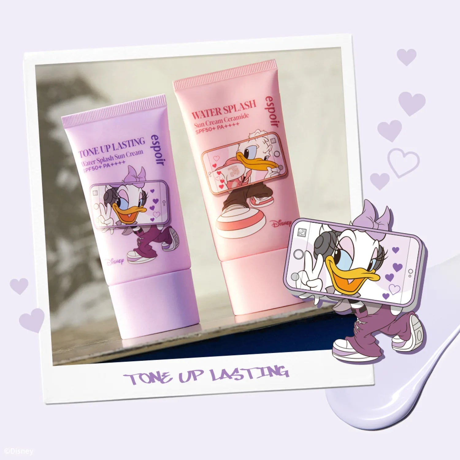 [DISNEY EDITION] espoir Water Splash Sun Cream Tone Up Lasting 50ml (2506)