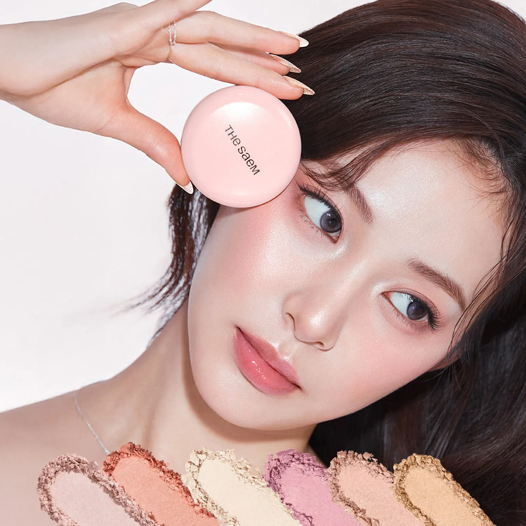 THE SAEM Glam Perfection Baked Highlighter (Set/Single) (6 Colors)
