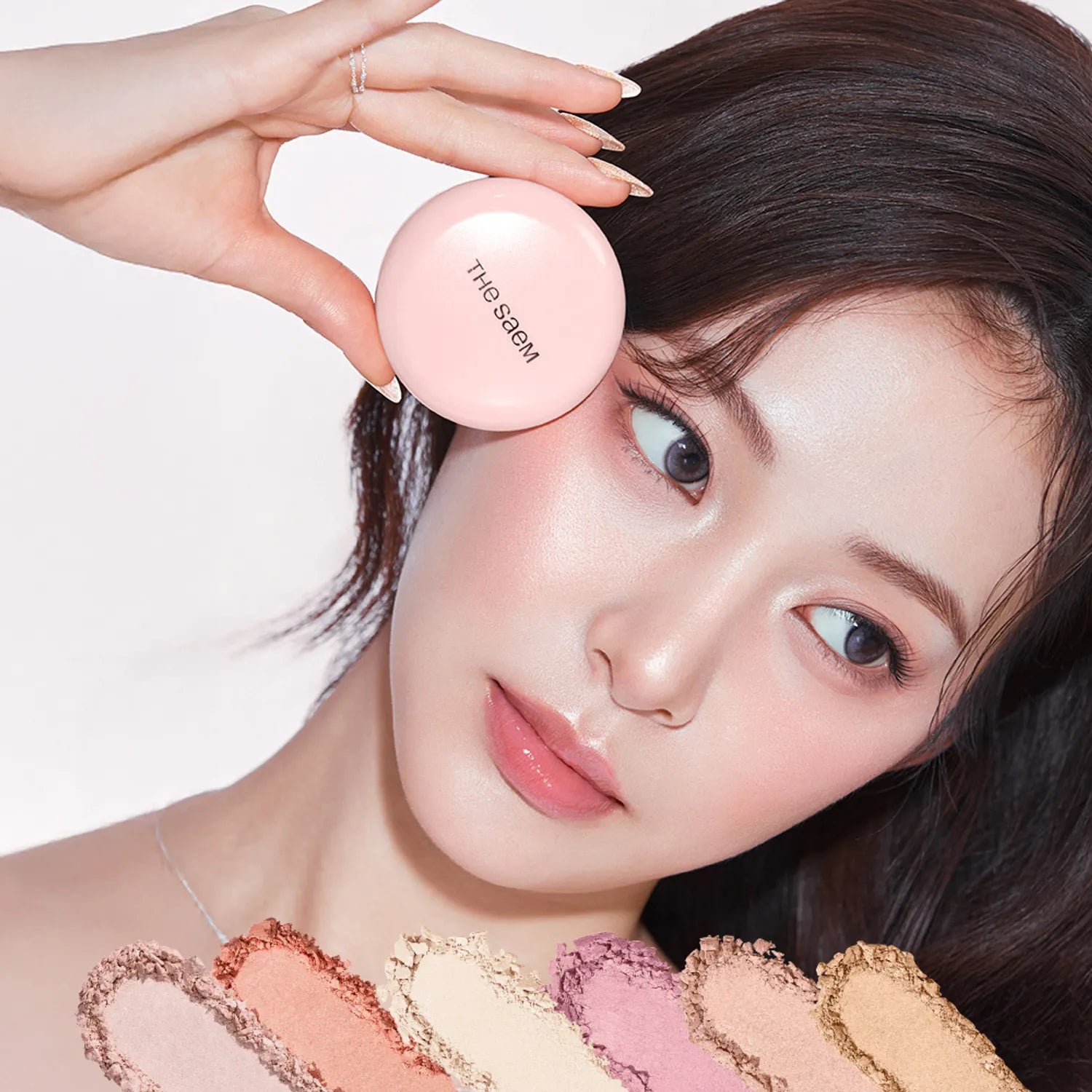 THE SAEM Glam Perfection Baked Highlighter (Set/Single) (6 Colors)