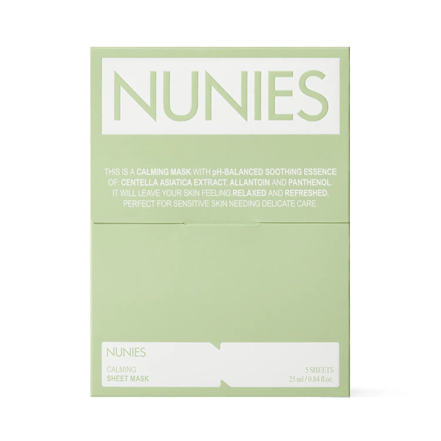 NUNIES Calming Sheet Mask Cica Magnet 5ea
