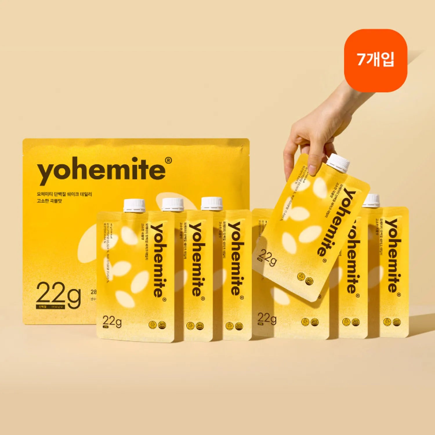 yohemite Protein Shake Daily #Grain 40g*7 Pouches