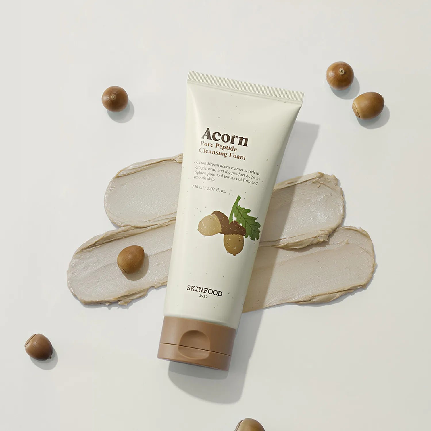 SKINFOOD Acorn Pore Peptide Cleansing Foam 150ml