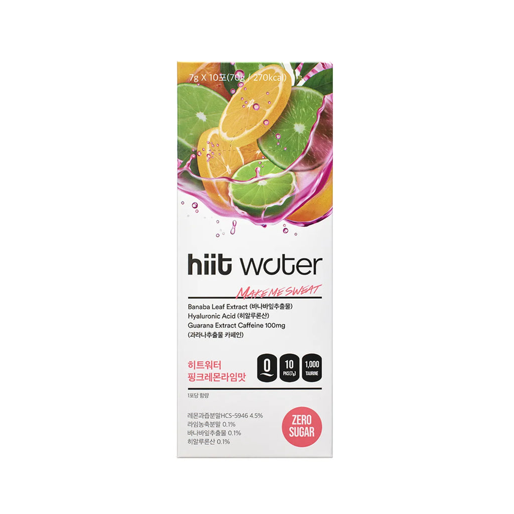Hiit Water 7g Pink Lemon Lime 10 Sticks
