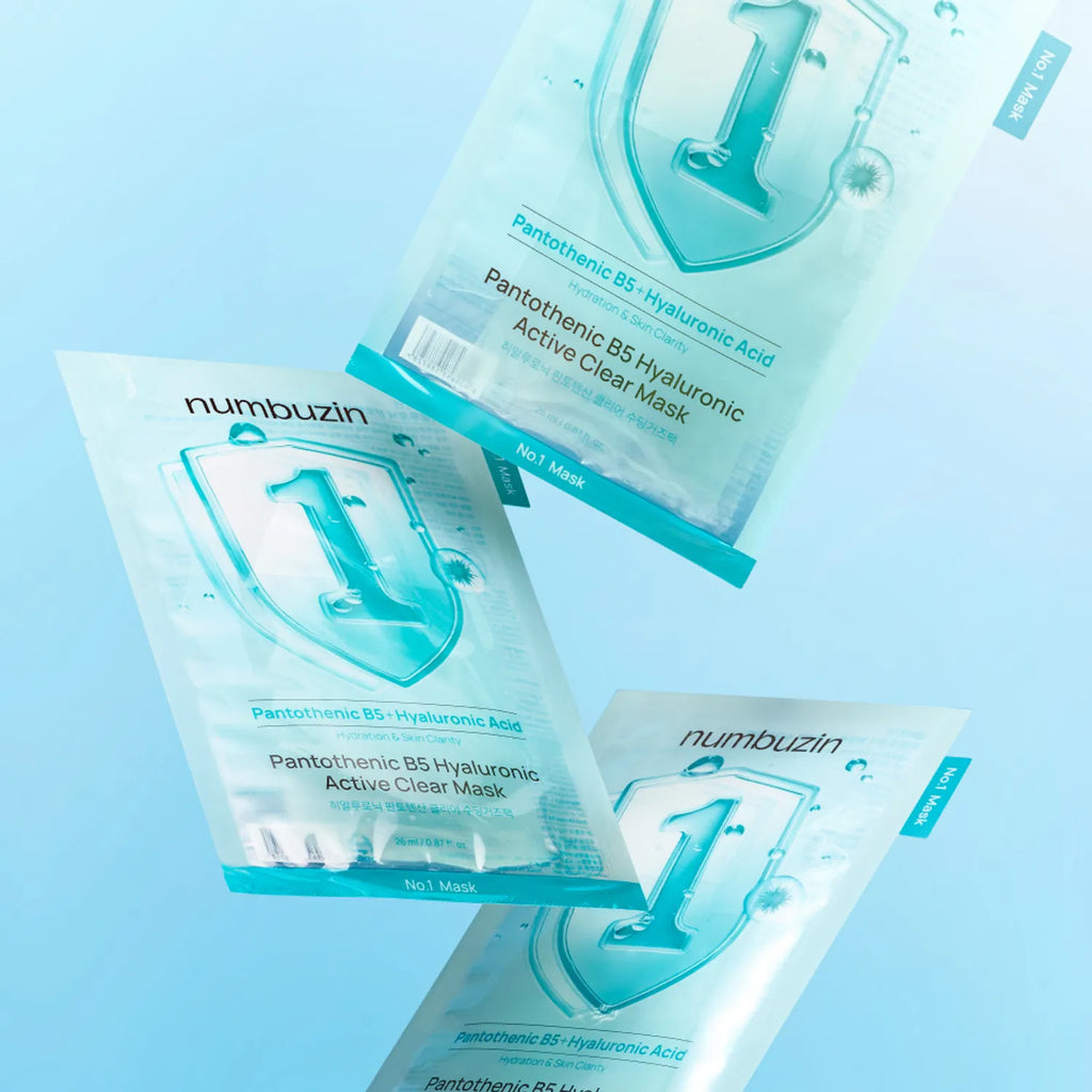 numbuzin No.1 Pantothenic B5 Hyaluronic Active Clear Mask 5ea Set (+2ea)