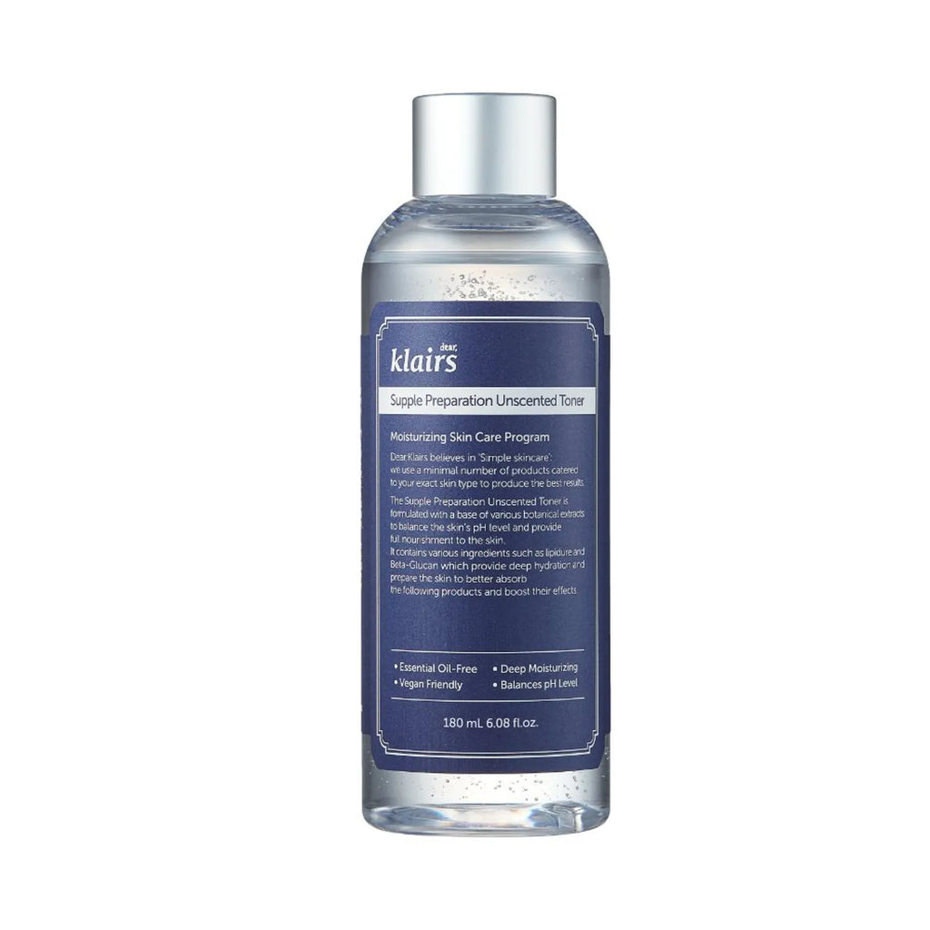 dear, klairs Supple Preparation Unscented Toner 180ml