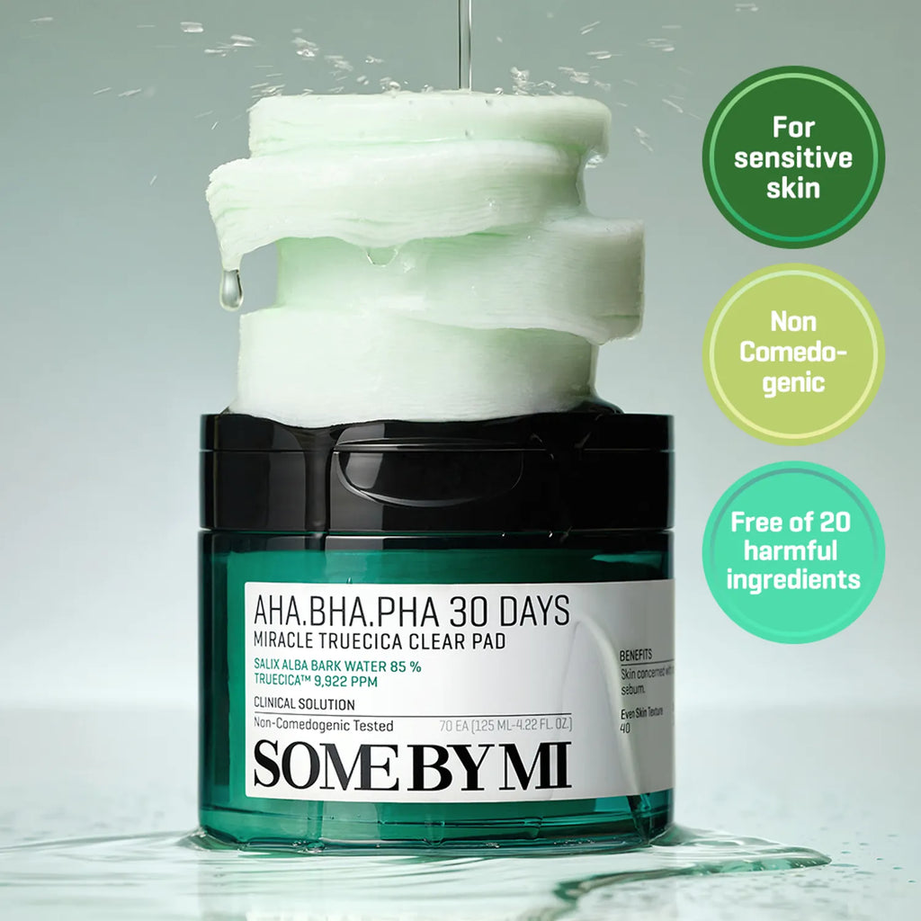 SOME BY MI AHA.BHA.PHA 30 Days Miracle True Cica Clear Pad 70ea