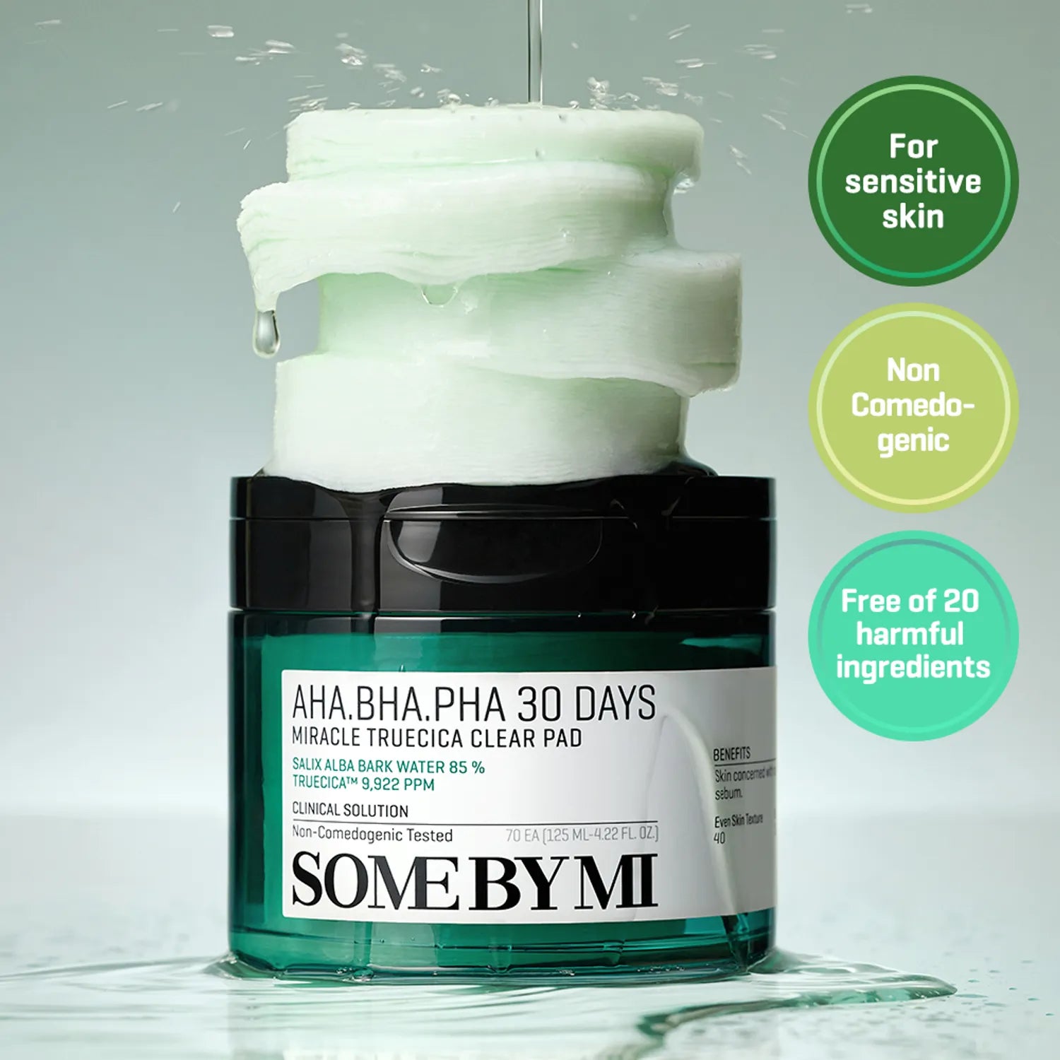 SOME BY MI AHA.BHA.PHA 30 Days Miracle True Cica Clear Pad 70ea