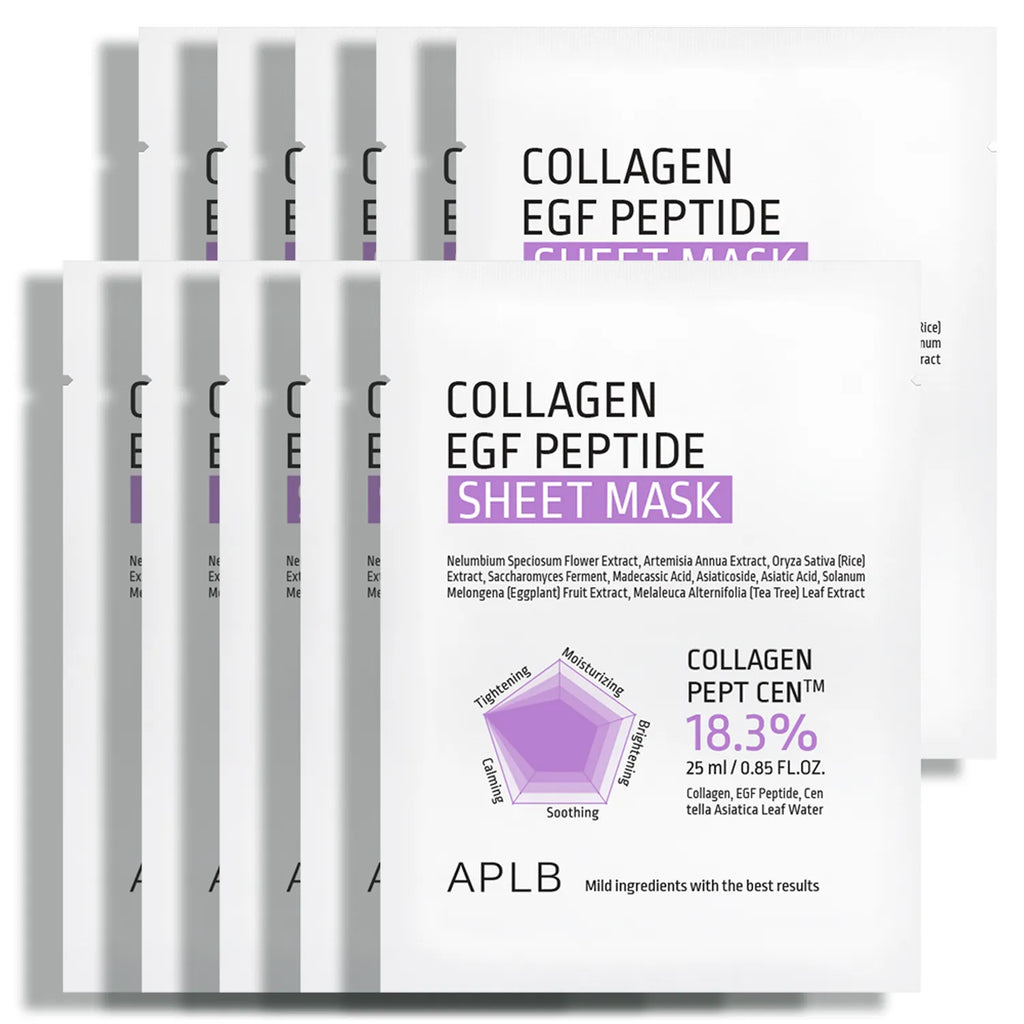 APLB Collagen EGF Peptide Sheet Mask 25ml*10ea