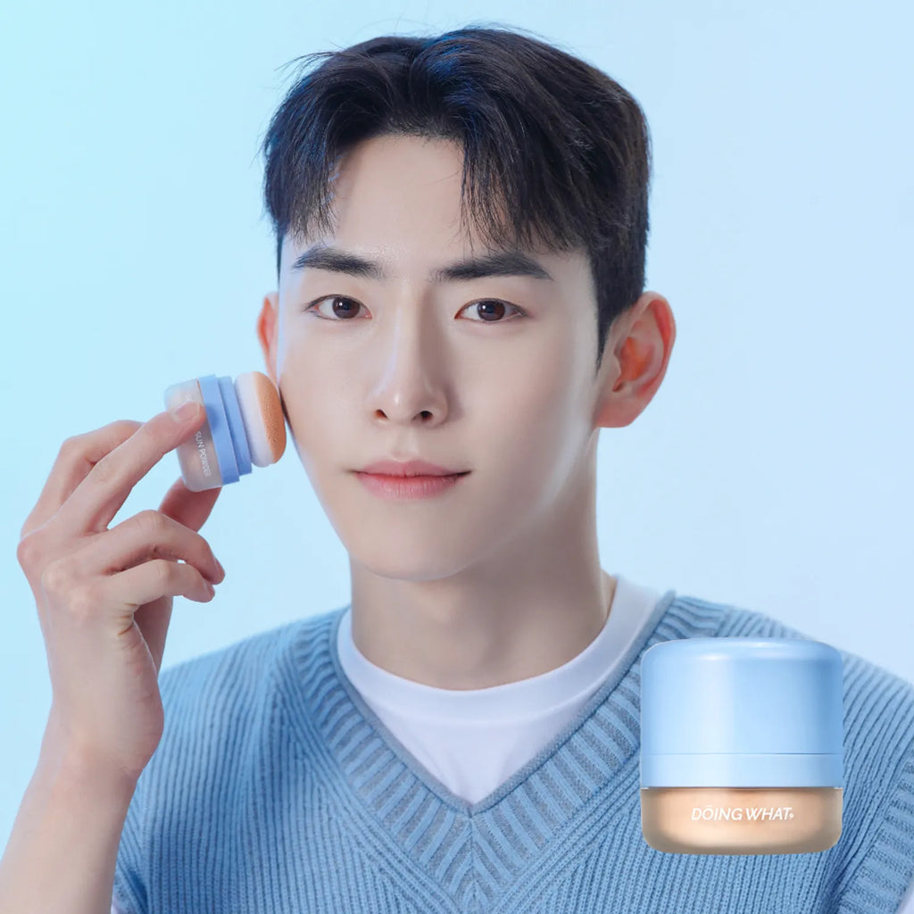 Doing What Skin-Tone Sun Powder 7g Set (+Refill Puff)