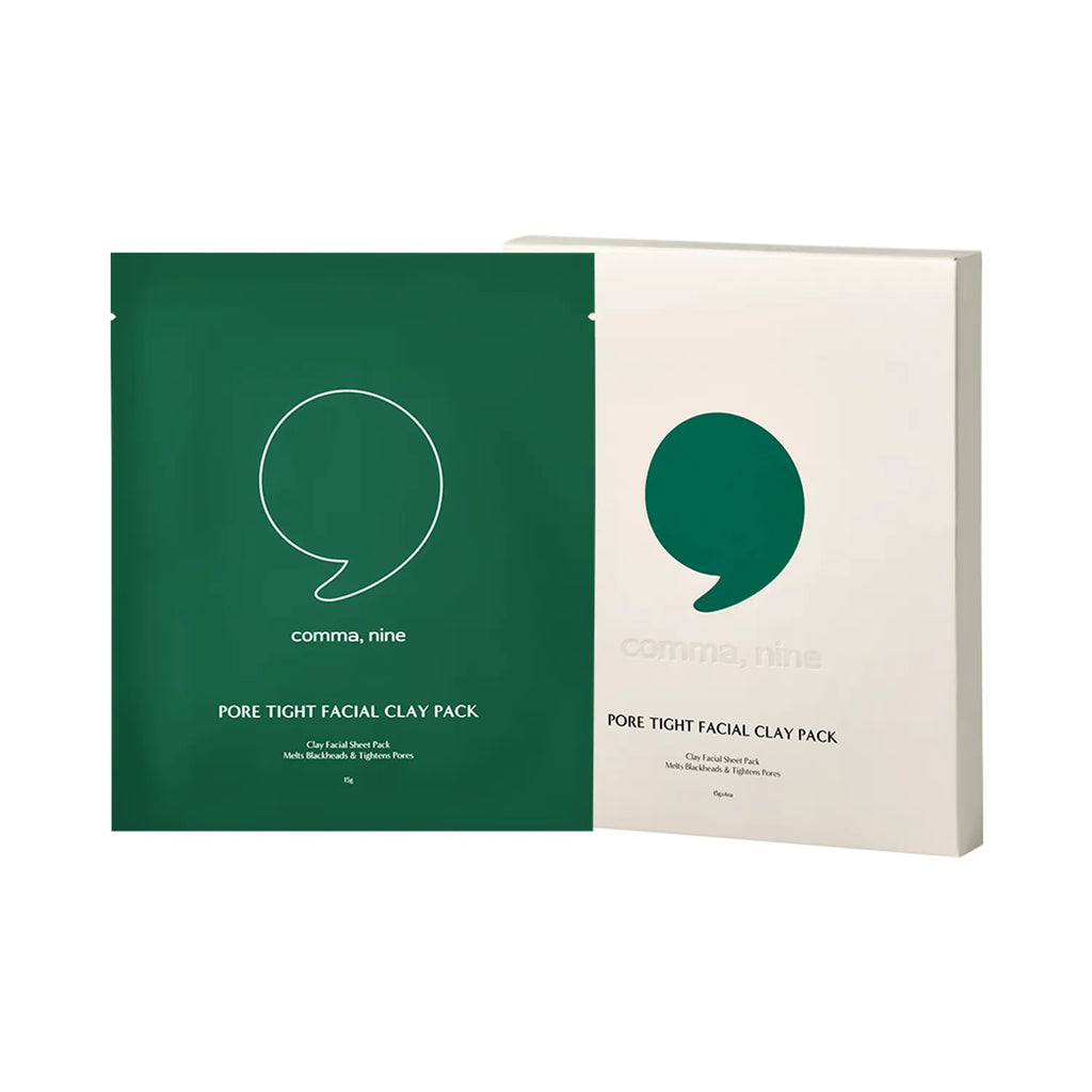 comma, nine Pore Tight Facial Clay Pack 4ea