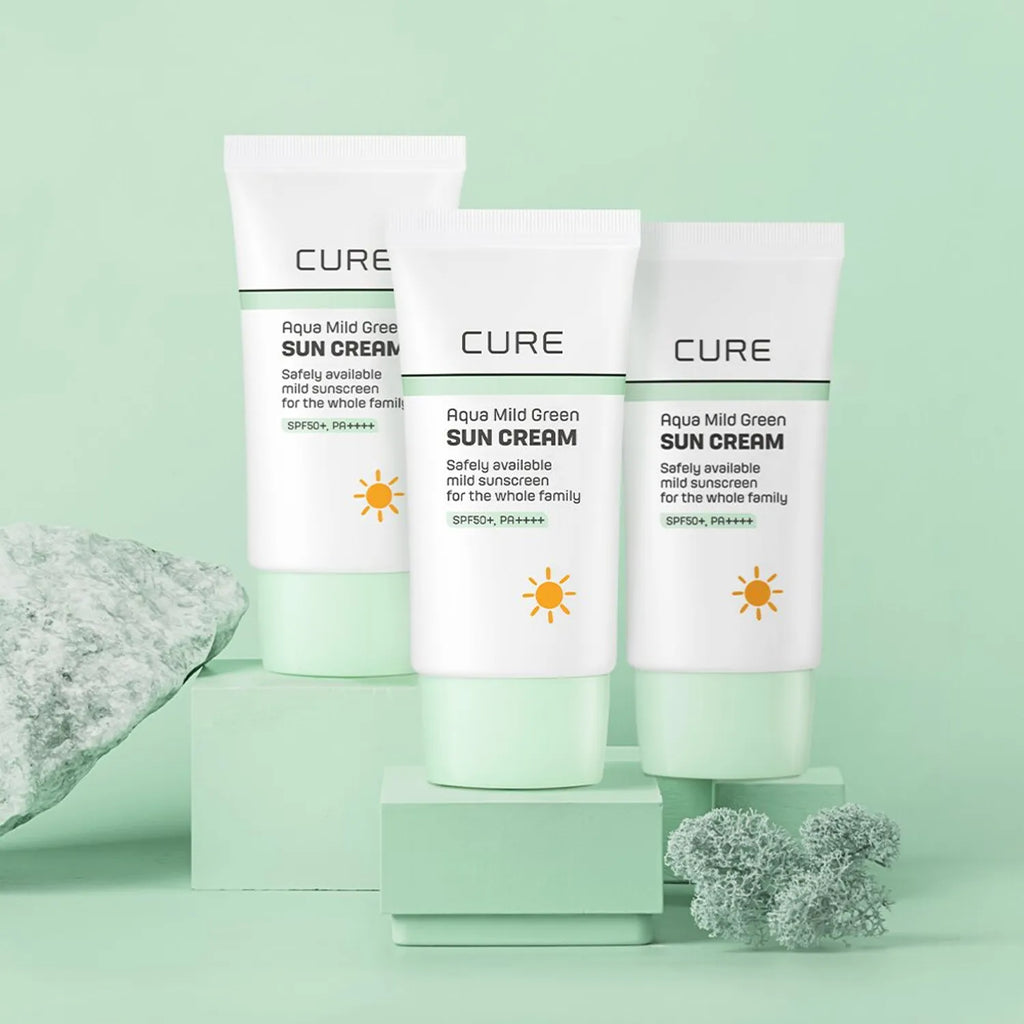Cure Aqua Mild Green Sun Cream 40mL