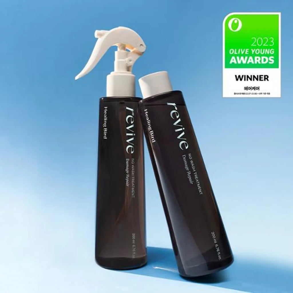 Healingbird Revive No Wash Treatment Damage Repair 200ml+200ml Refill Set