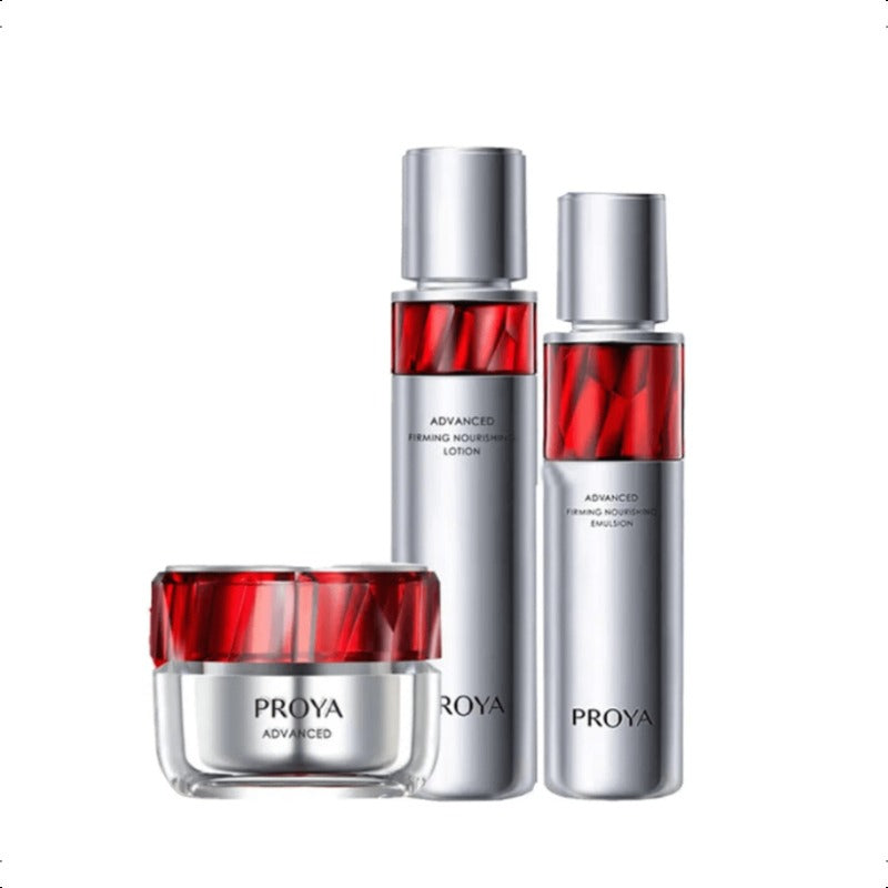 PROYA Ruby Cream Skincare Set-Light Moisturizing Cream(essence120ml+Emulsion120ml+Light Moisturizing Cream50g)