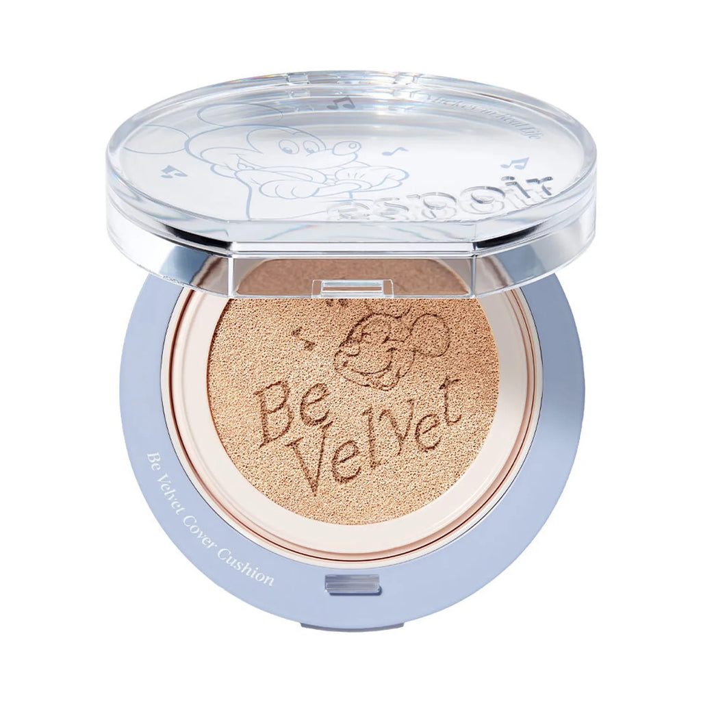 [DISNEY EDITION] espoir Be Velvet Cover Cushion Set (+Refill, 3 Puffs, Puff Case)