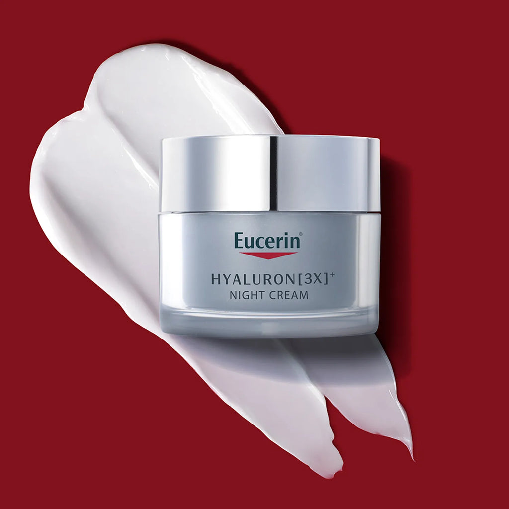 Eucerin Hyaluron 3X Night Cream 50ml Set (+Concentrate 5ml + Epcellin 7ml)