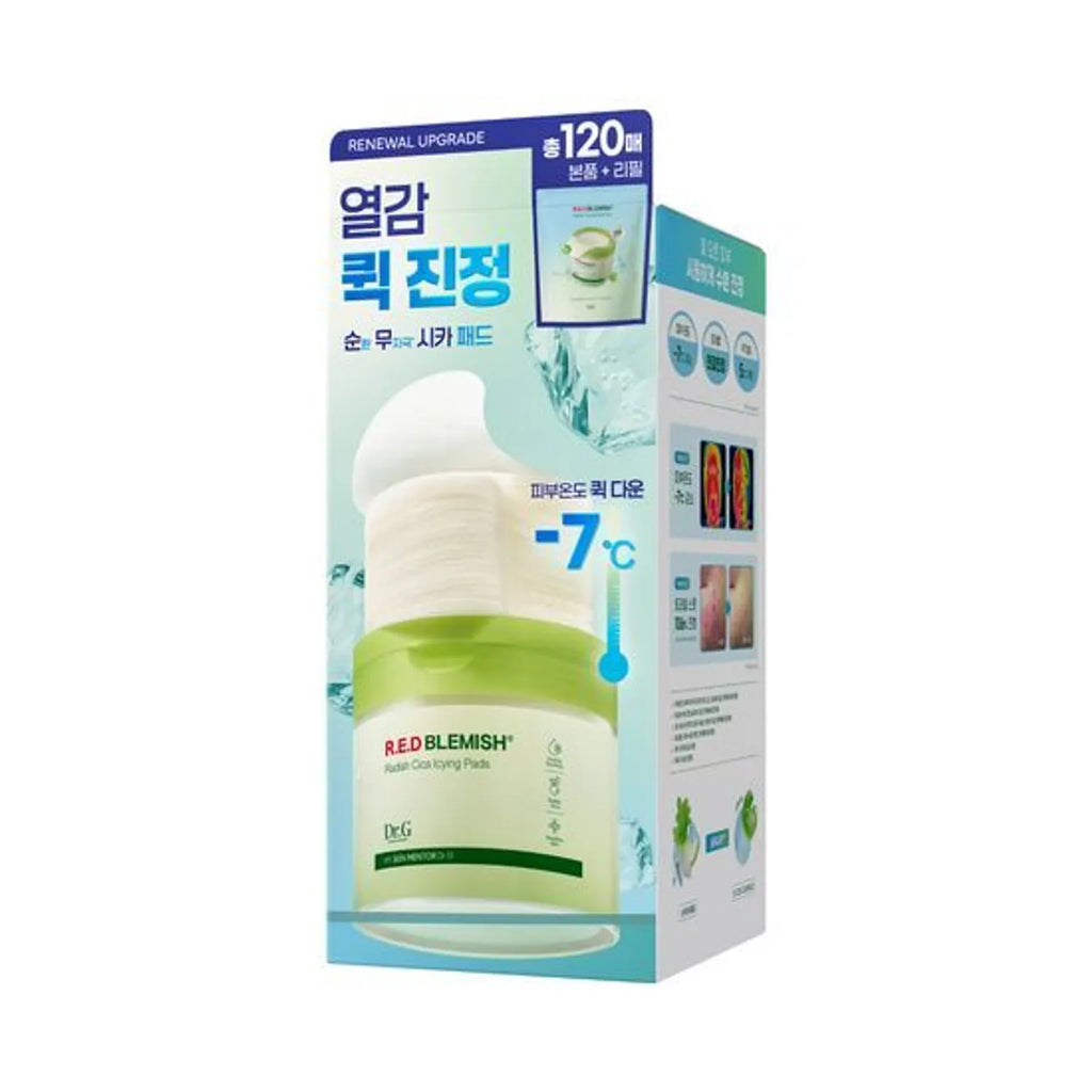 Dr.G Red Blemish Radish Cica Icying Pads 60P Double Pack