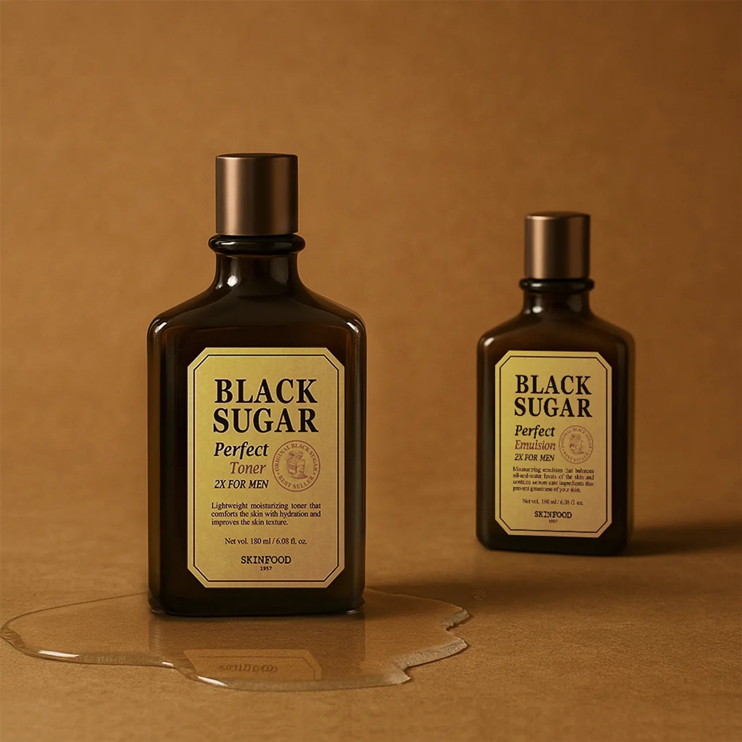SKINFOOD Black Sugar Perfect Toner 2X For Men 180ml