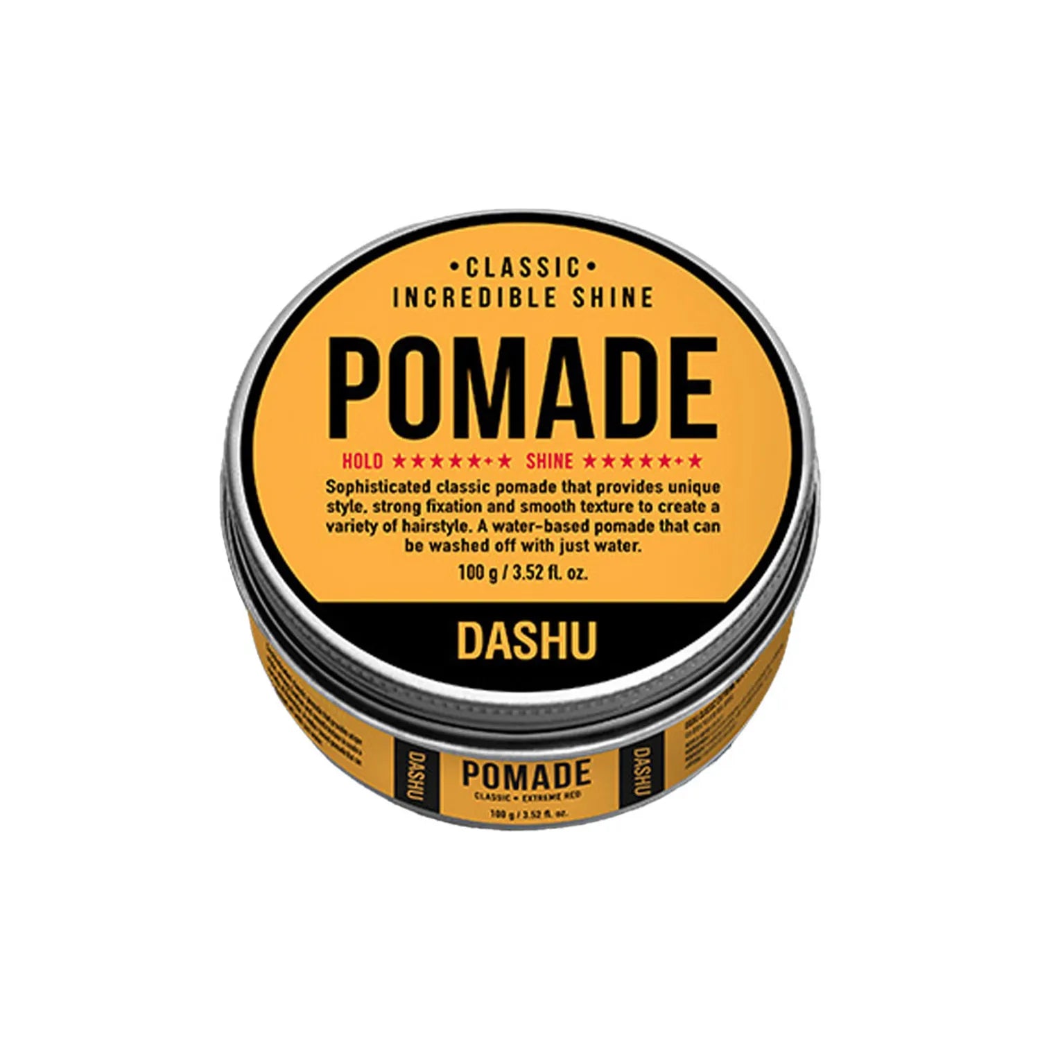 DASHU Classic Incredible Shine Pomade 100g (+Pomade Comb)
