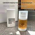 Cocochi Walnut Cleansing and Healing Amino Acid Facial Cleanser, foaming, gentle, removes blackheads, 120ml