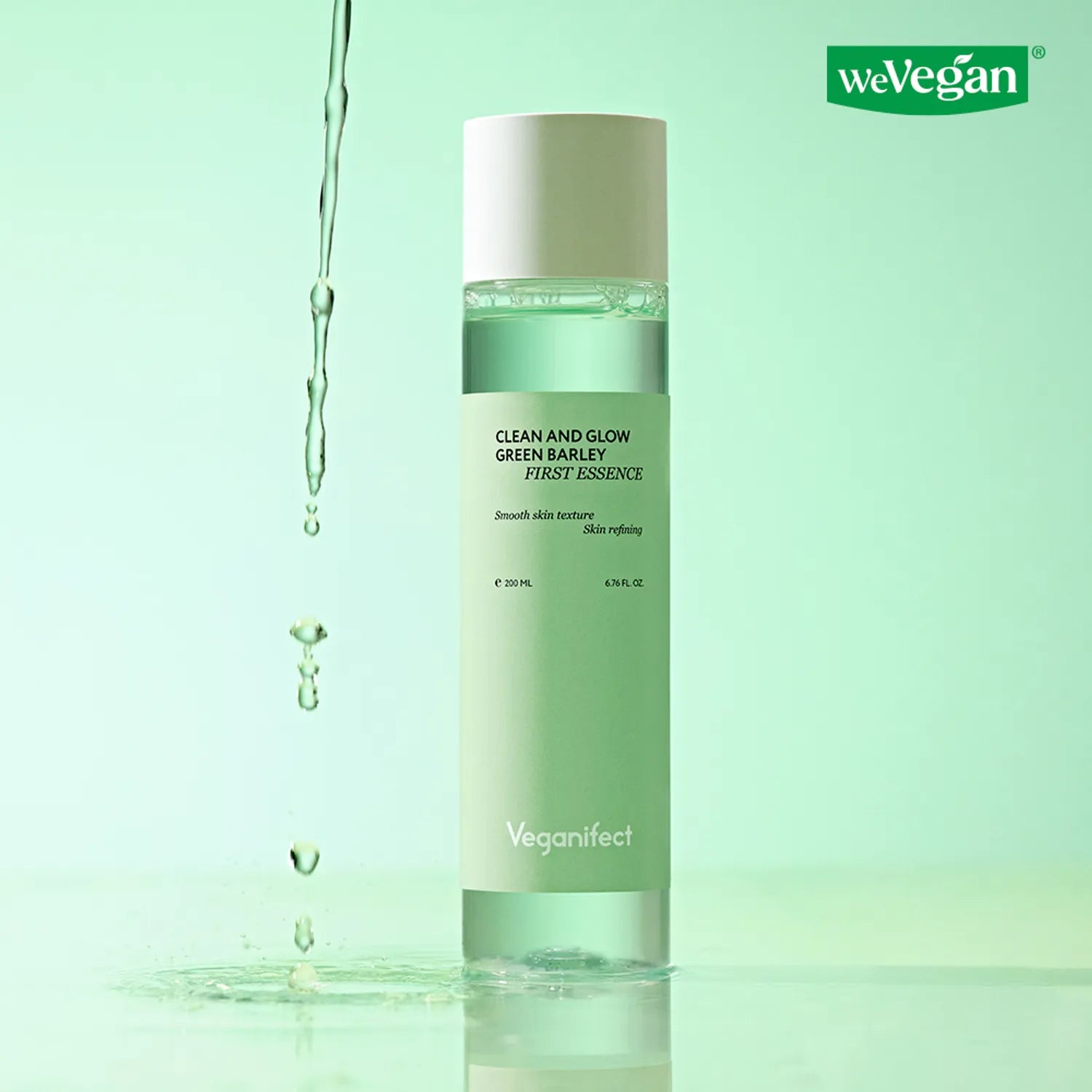 Veganifect Clean & Glow Green Barley First Essence 150mL