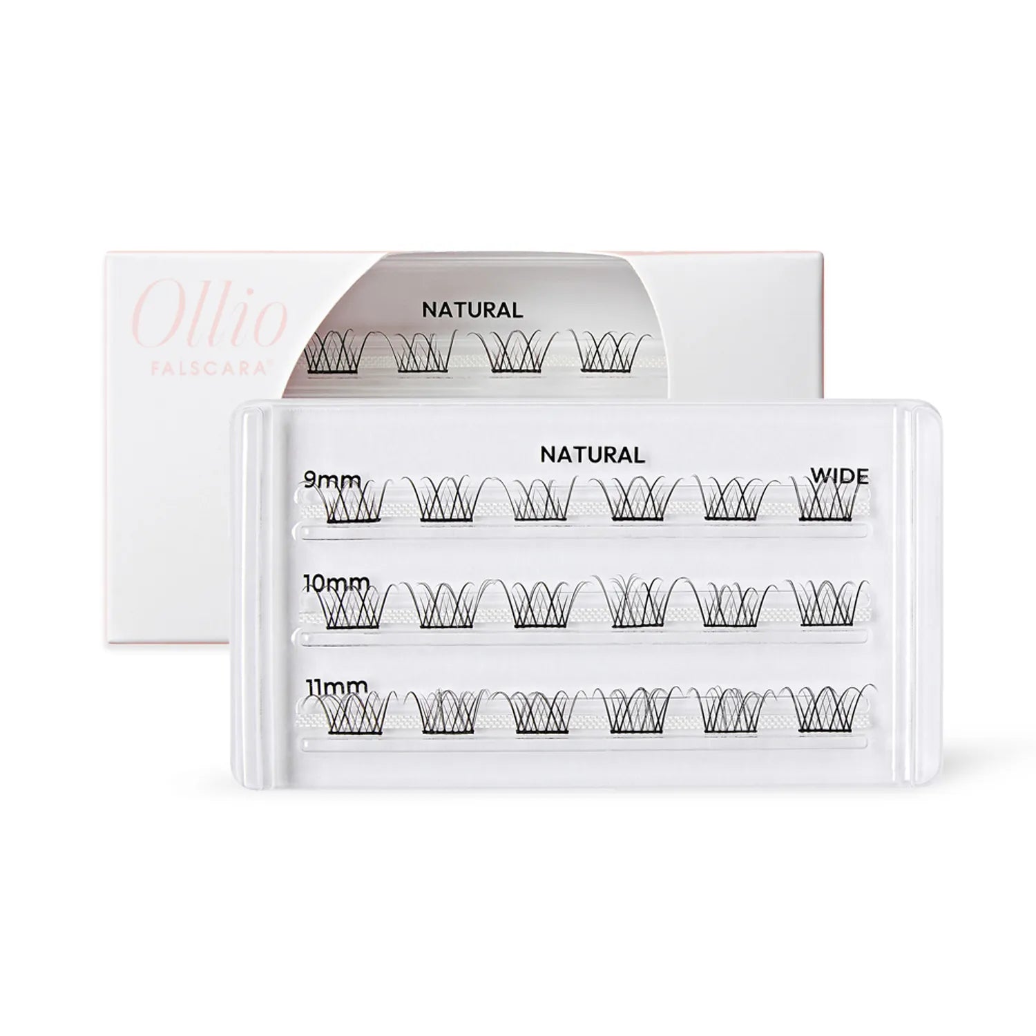Ollio Falscara Eyelash [Single PACK] (9/10/11mm) 18pcs