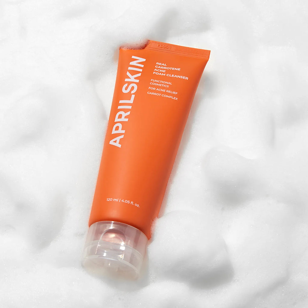 April Skin Real Carrotene Acne Foam Cleanser 120ml