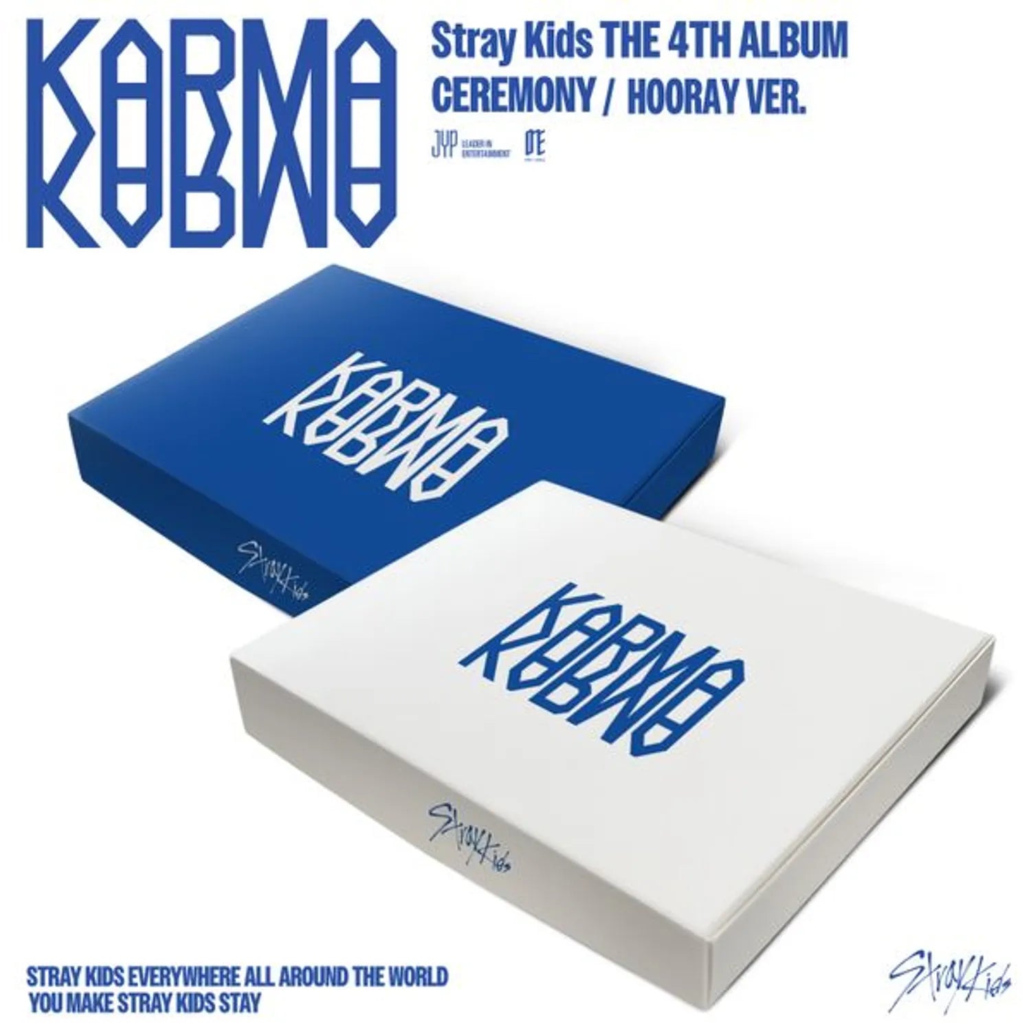 [Random] Stray Kids 4th Album [KARMA] (CEREMONY VER. / HOORAY VER.)
