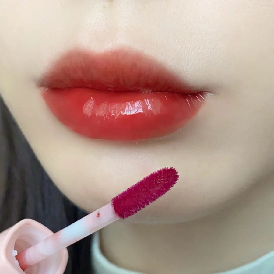 MOOEKISS Dual Essence Lip Glaze D04 Candied Tomato