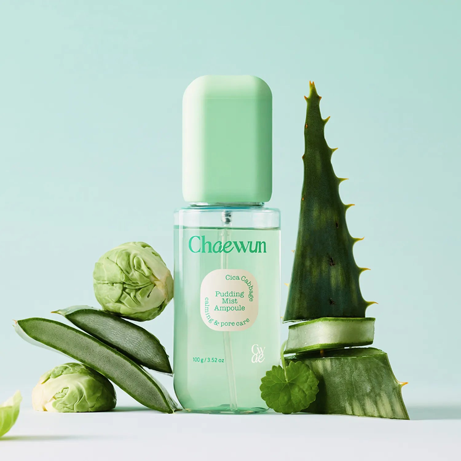 Chaewun Cica Cabbage Pudding Mist Ampoule 100g
