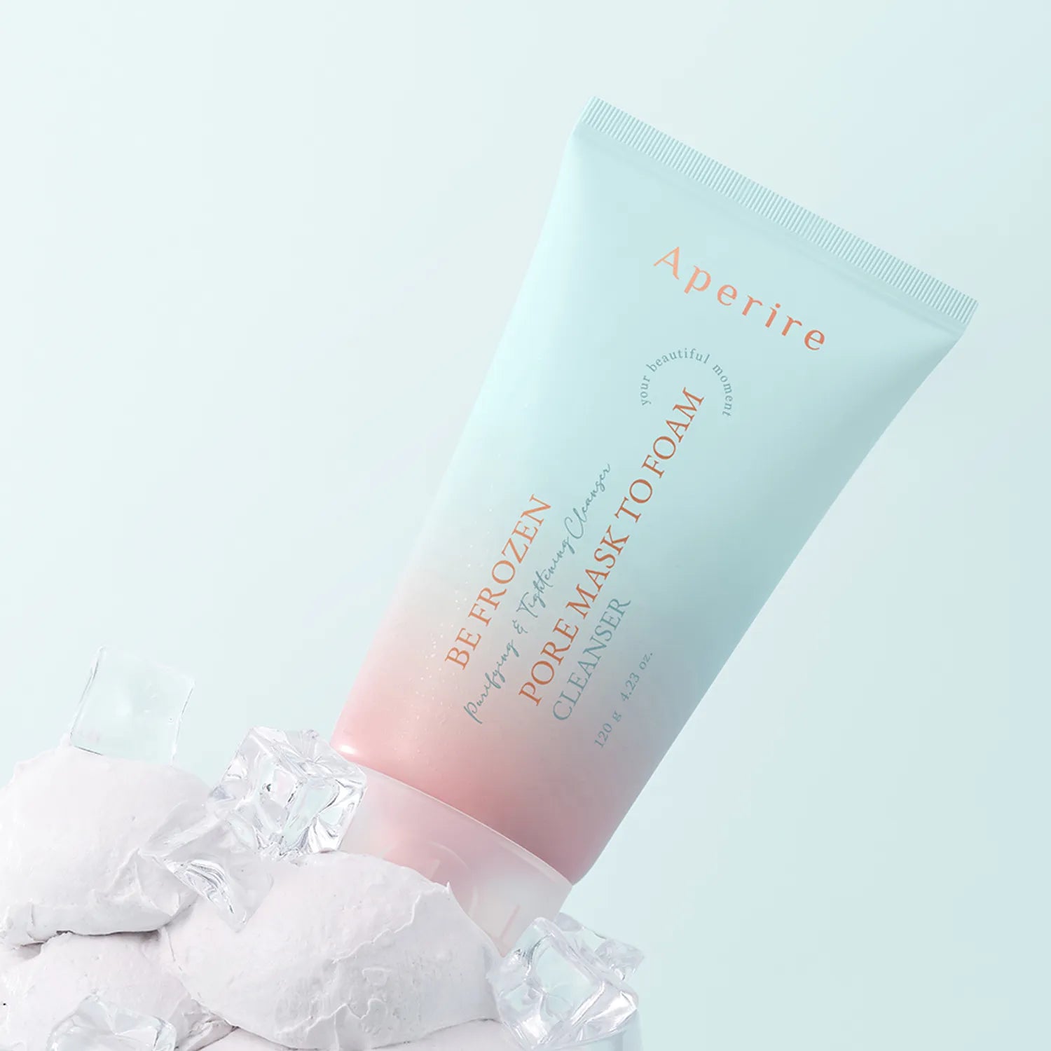 Aperire Be Frozen Pore Mask To Foam Cleanser 120g