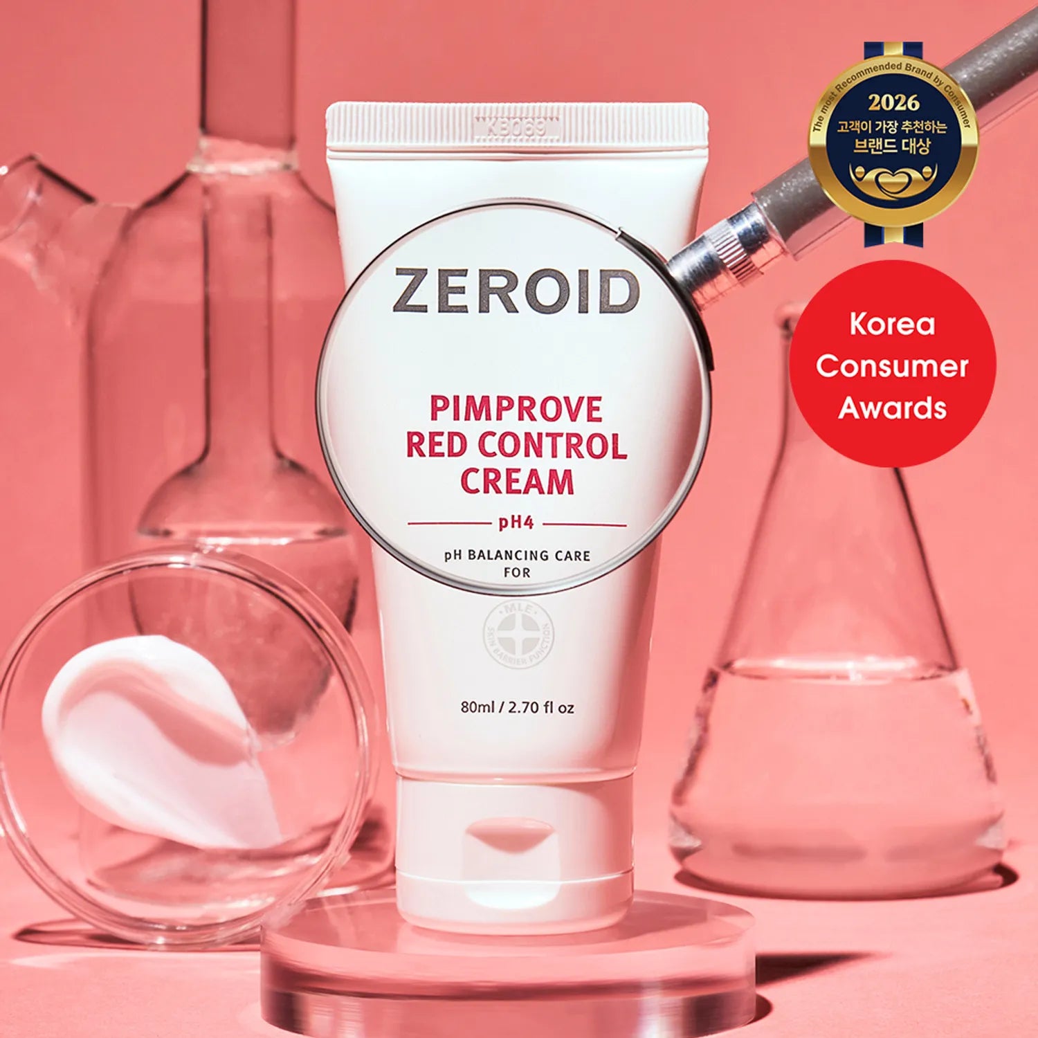ZEROID Pimprove Red Control Cream pH4 80ml