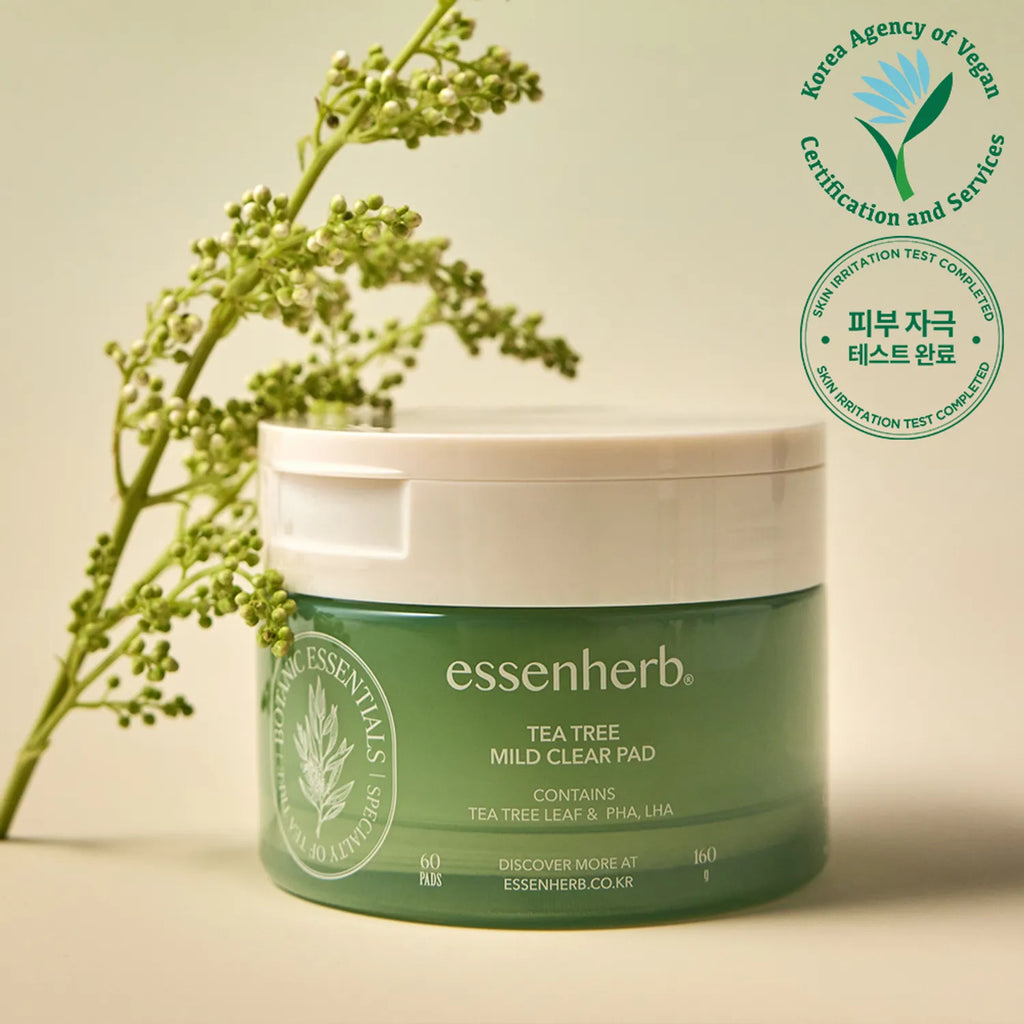 essenHERB Tea Tree Mild Clear Pad 60P