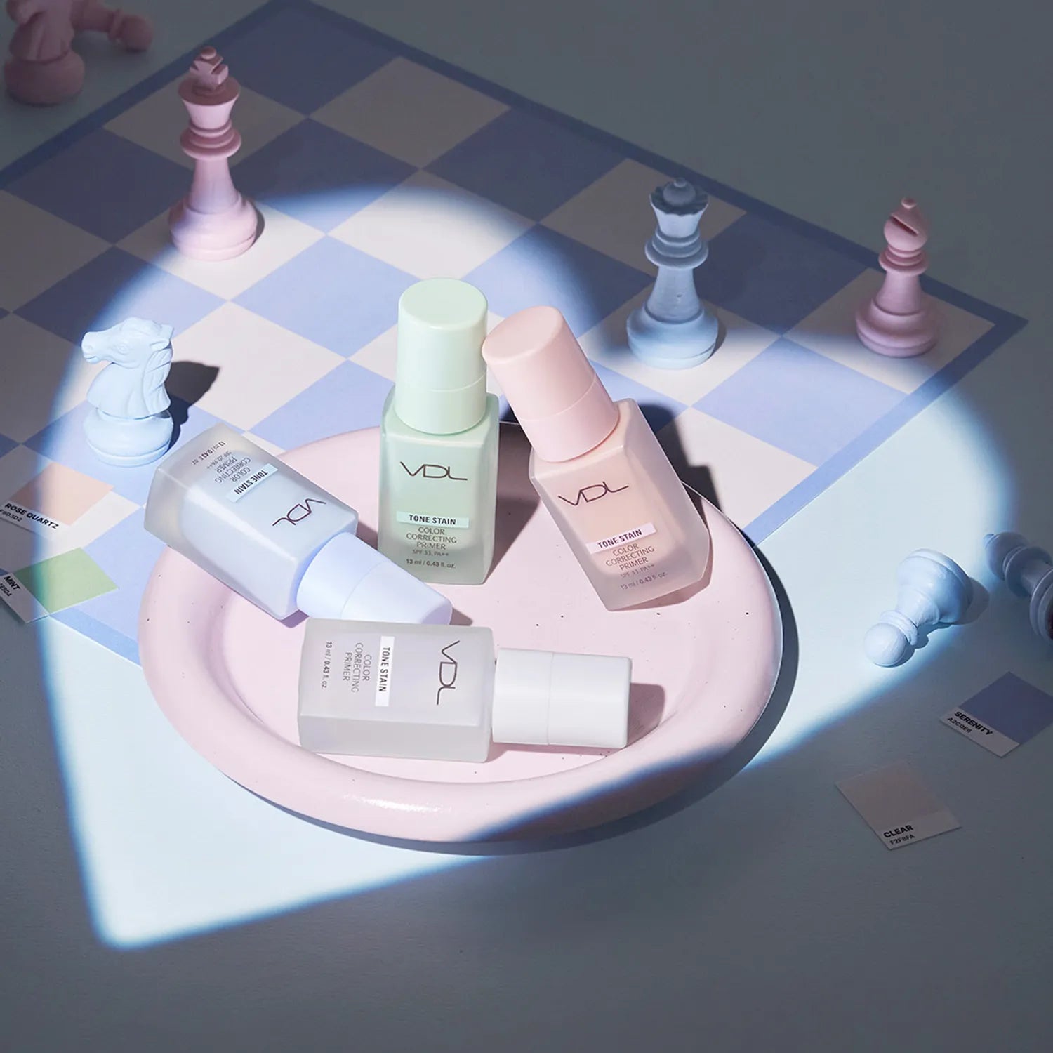 [Mini] VDL Tone Stain Color Correcting Primer 13ml (5 Colors)
