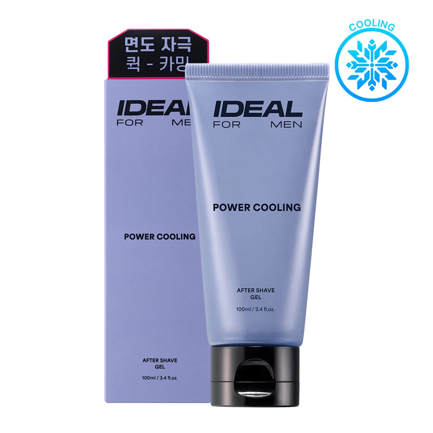 Ideal for Men Power Cooling After Shave Gel 100ml