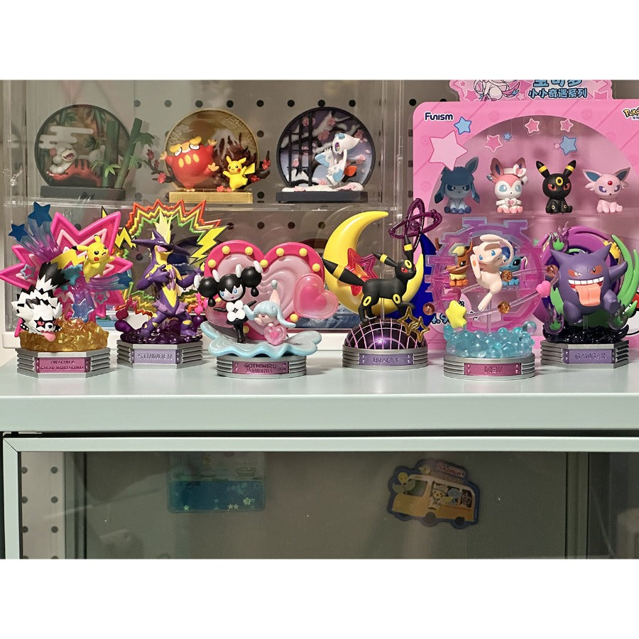 Pokémon Neon Party — Re-Ment Blind Box Figurines with Diorama Scenes