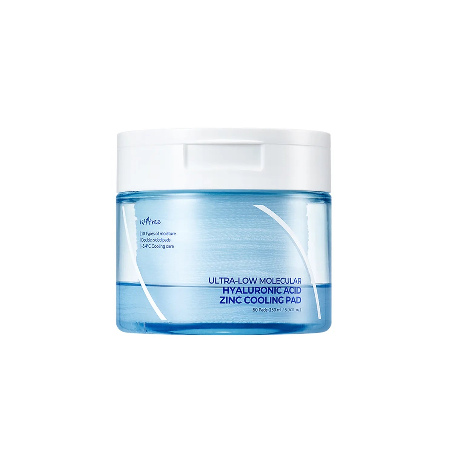 Isntree Ultra-Low Molecular Hyaluronic Acid Zinc Coling Pad 60P