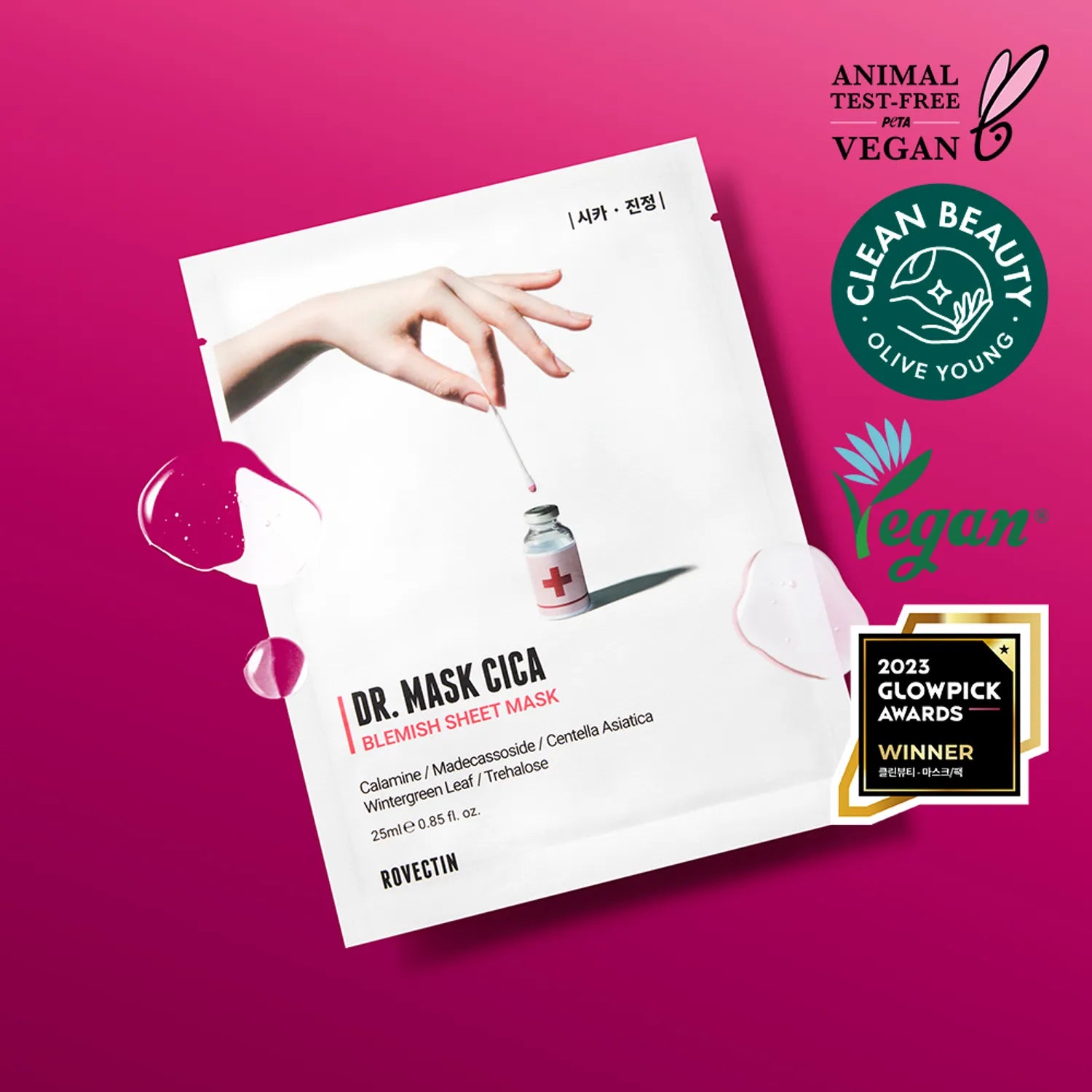 ROVECTIN Dr. Mask Cica 1ea