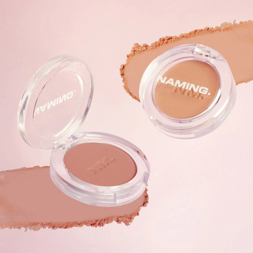 NAMING. Fluffy Powder Blush (Set/Single) (21 Colors)