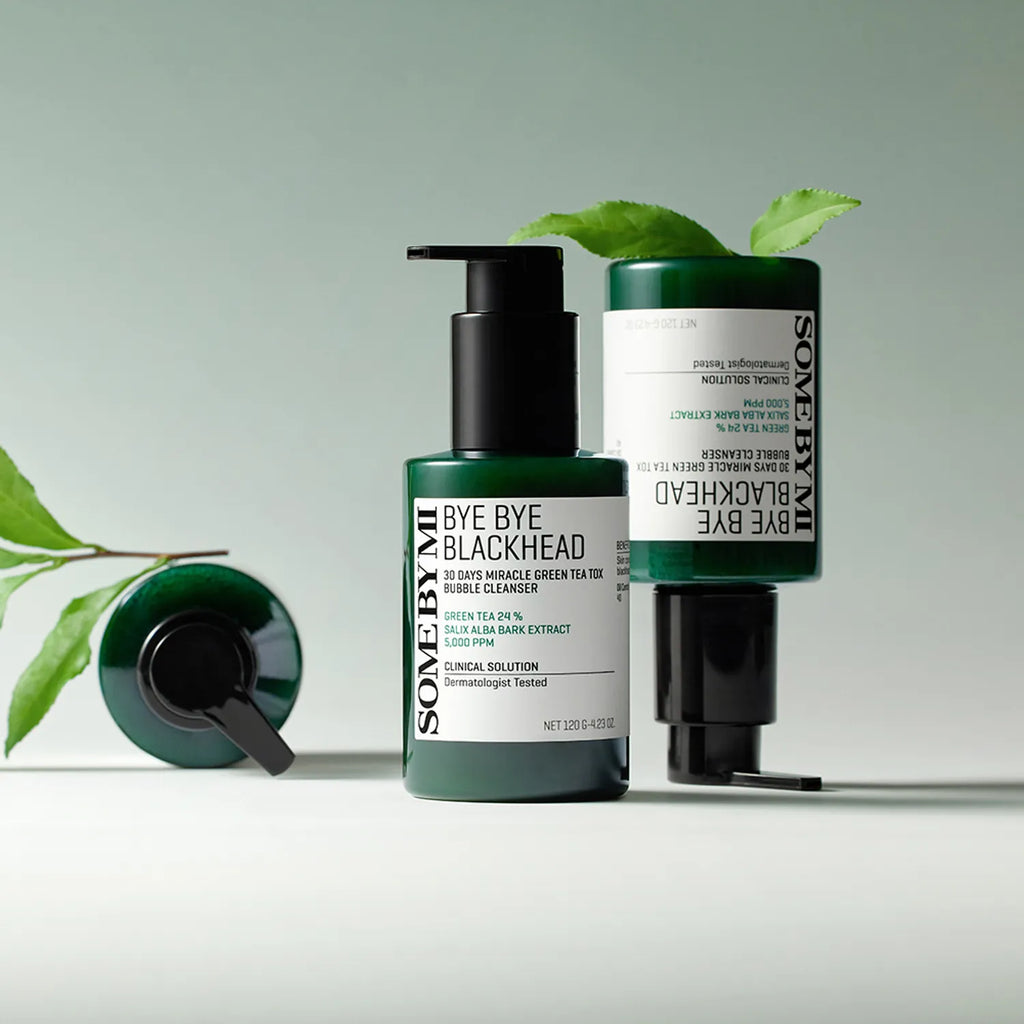 SOME BY MI Bye Bye Black head 30 Days Miracle Green Tea Tox Bubble Cleanser 120g