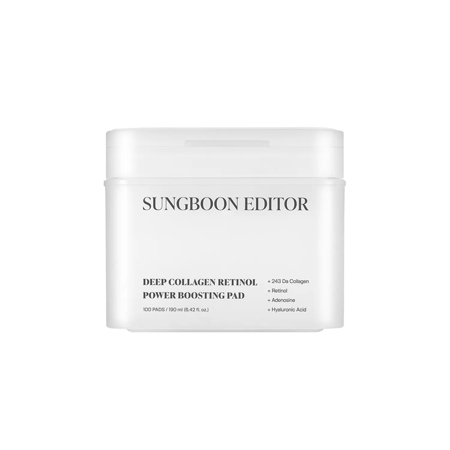 SUNGBOON EDITOR Deep Collagen Retinol Power Boosting Pad 100P