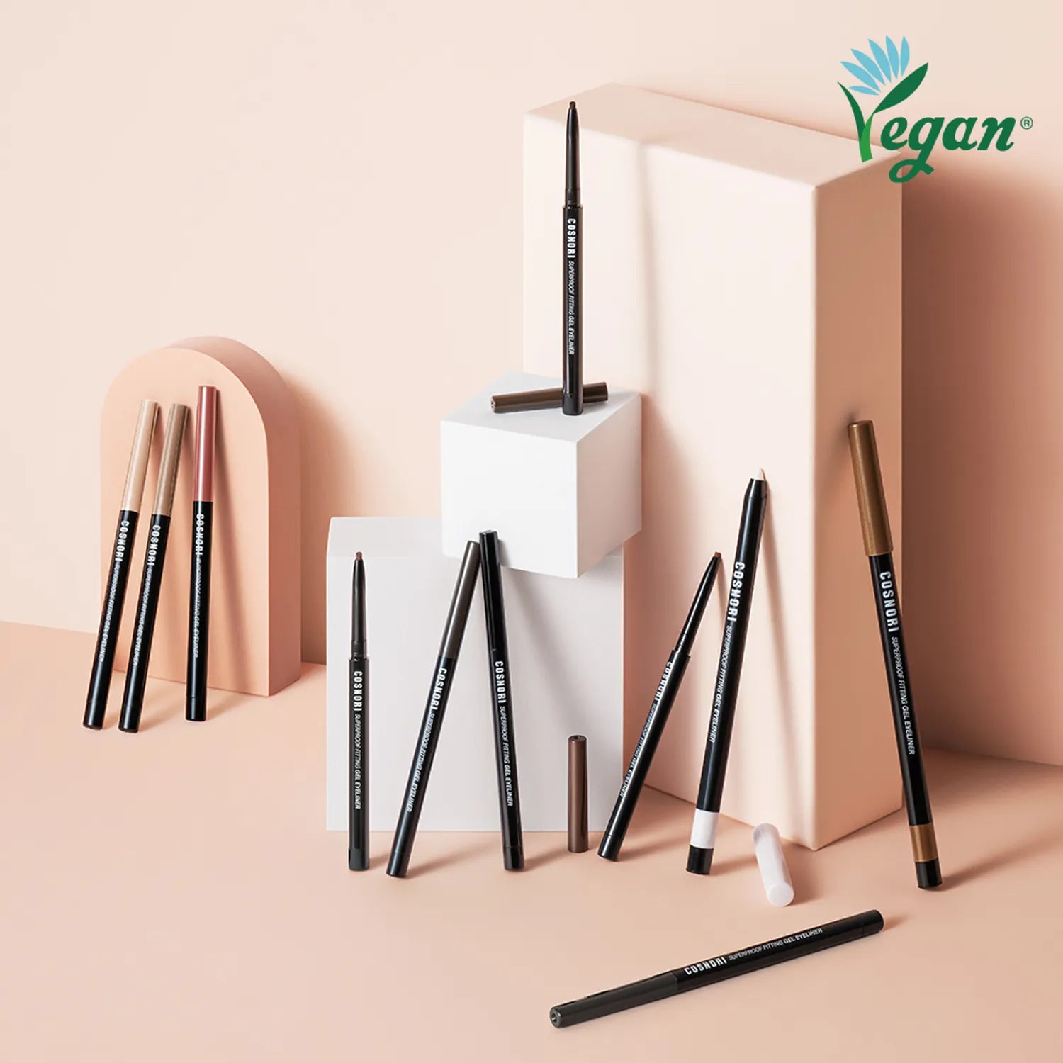 COSNORI Superproof Fitting Gel Eyeliner Pencil (11 Colors)