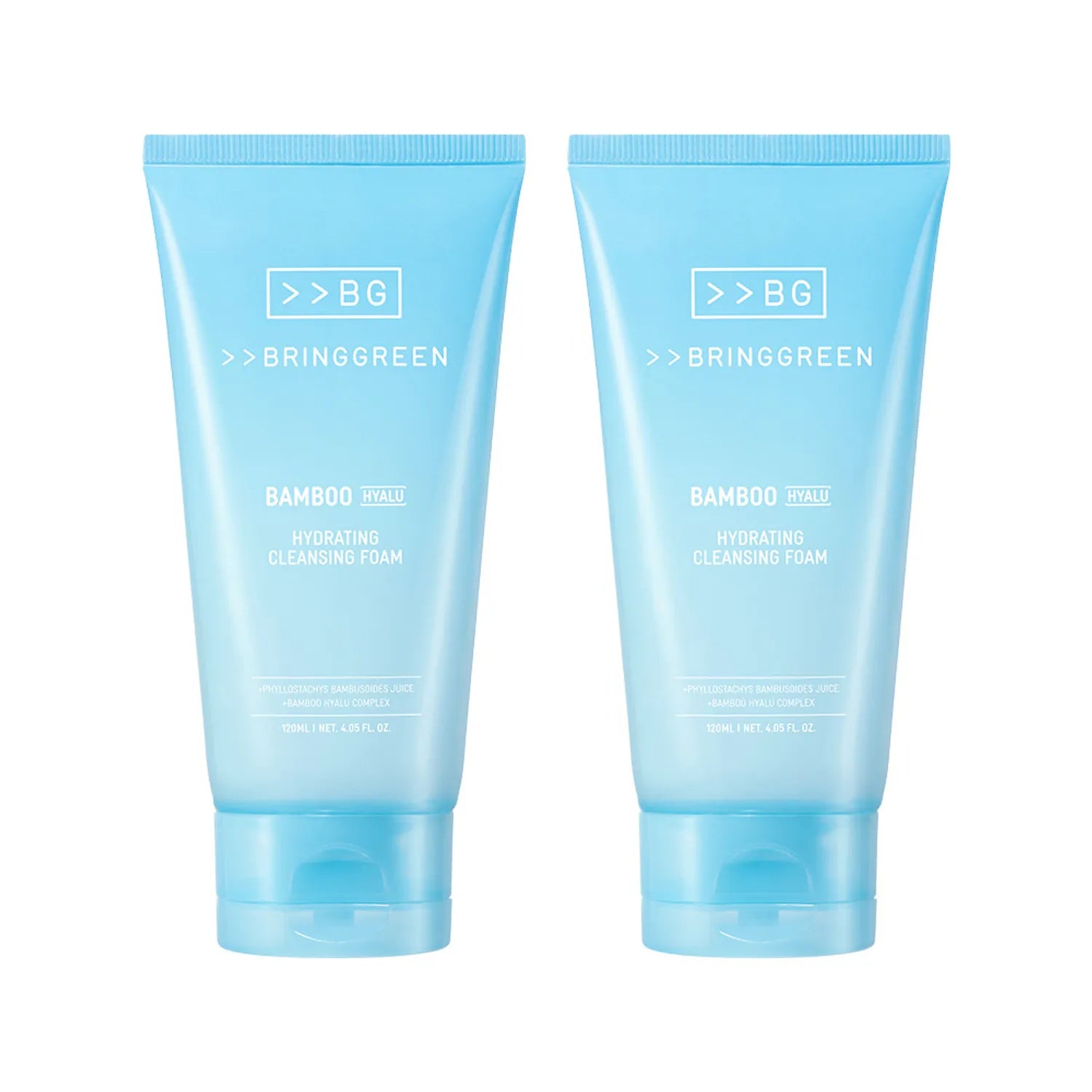 BRINGGREEN Bamboo Hyalu Hydrating Cleansing Foam 120ml Double Pack